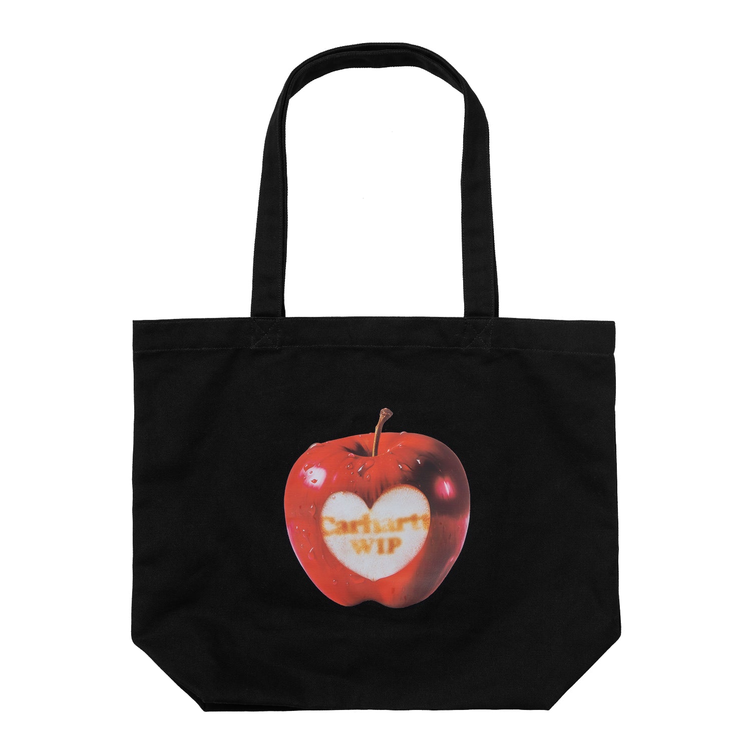 Canvas Graphic Tote - Spoiled Print, Black