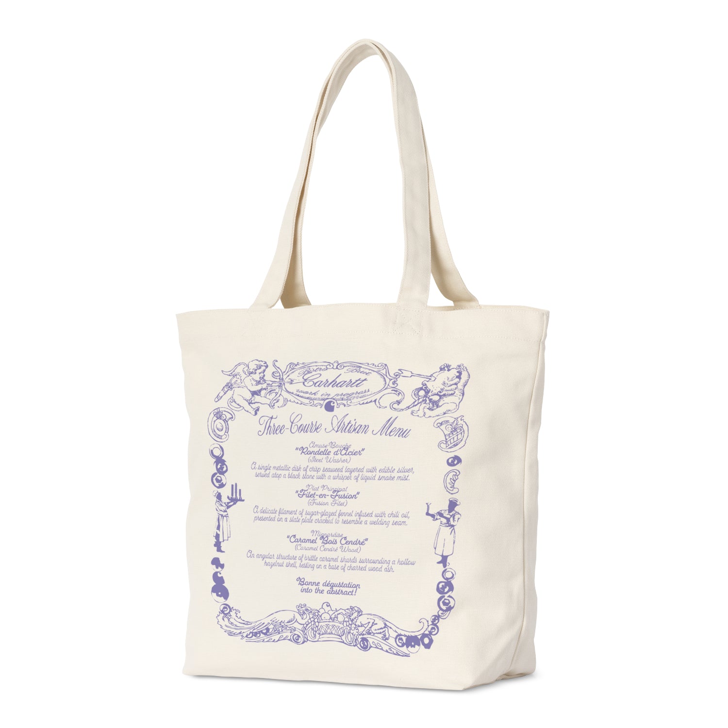 Canvas Graphic Tote - Chez WIP Wax