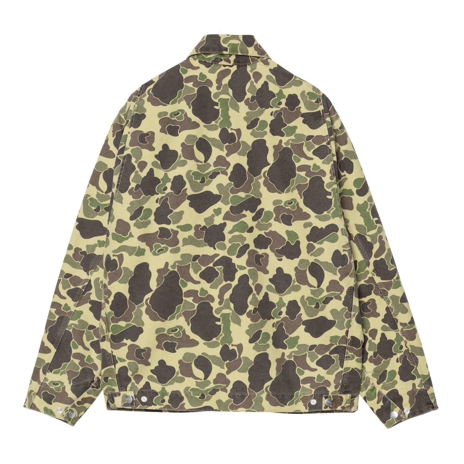 DUCK DETROIT JACKET  - Camo Duck, Green (stone washed)