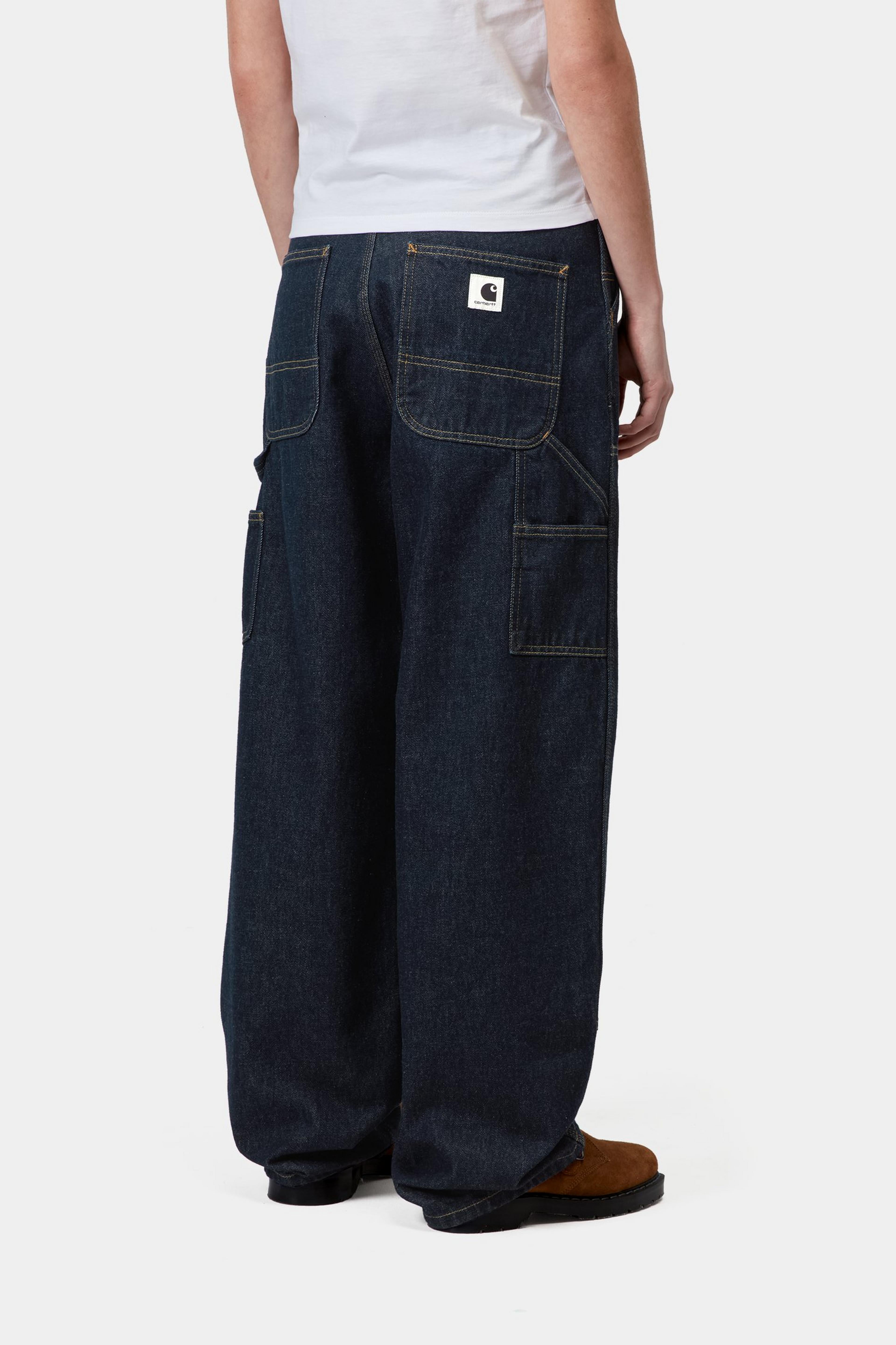 W' Brandon Double Knee Pant - Blue (rinsed)