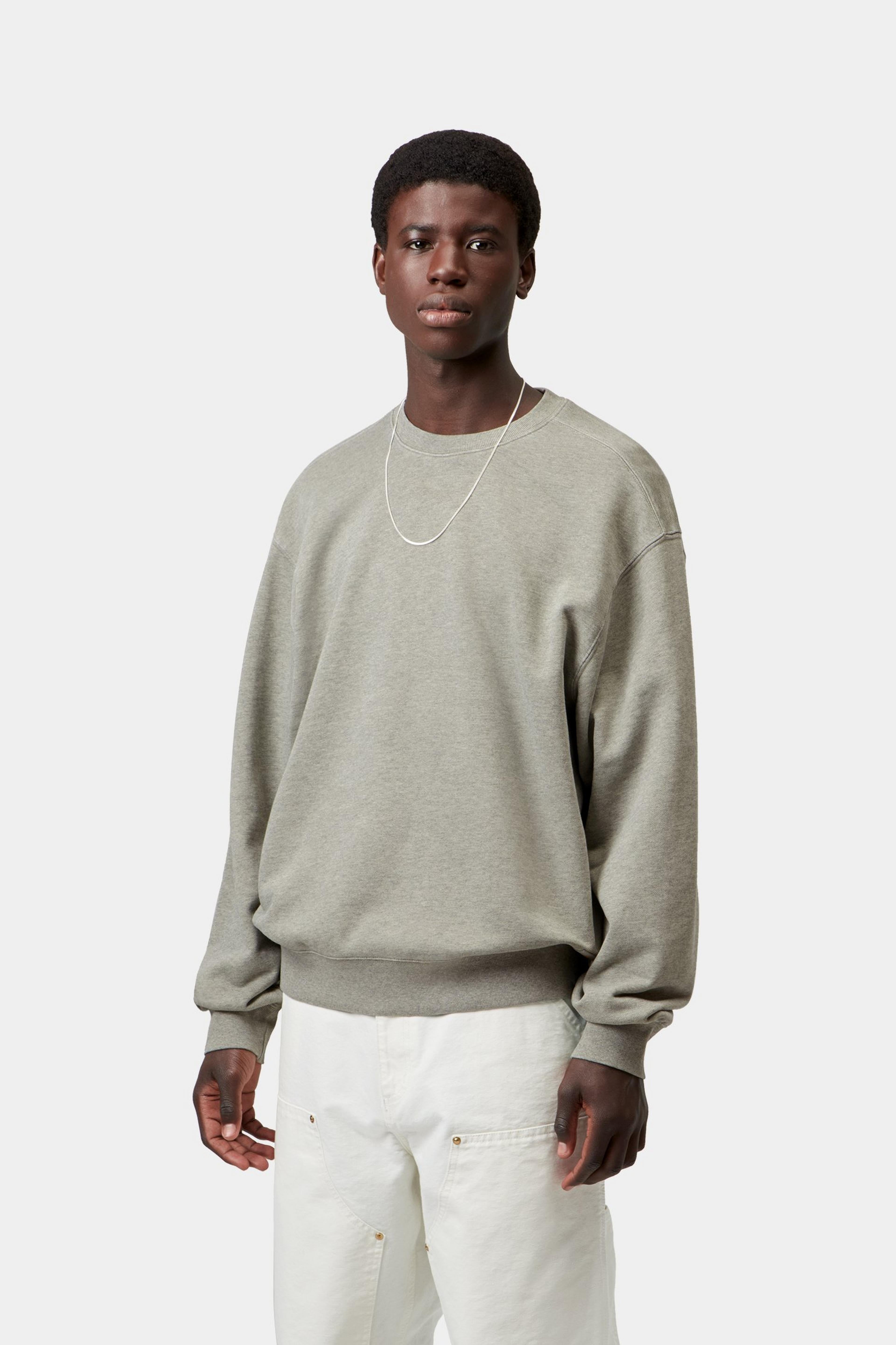 Caspian Sweat - Shady Green Heather (garment dyed)