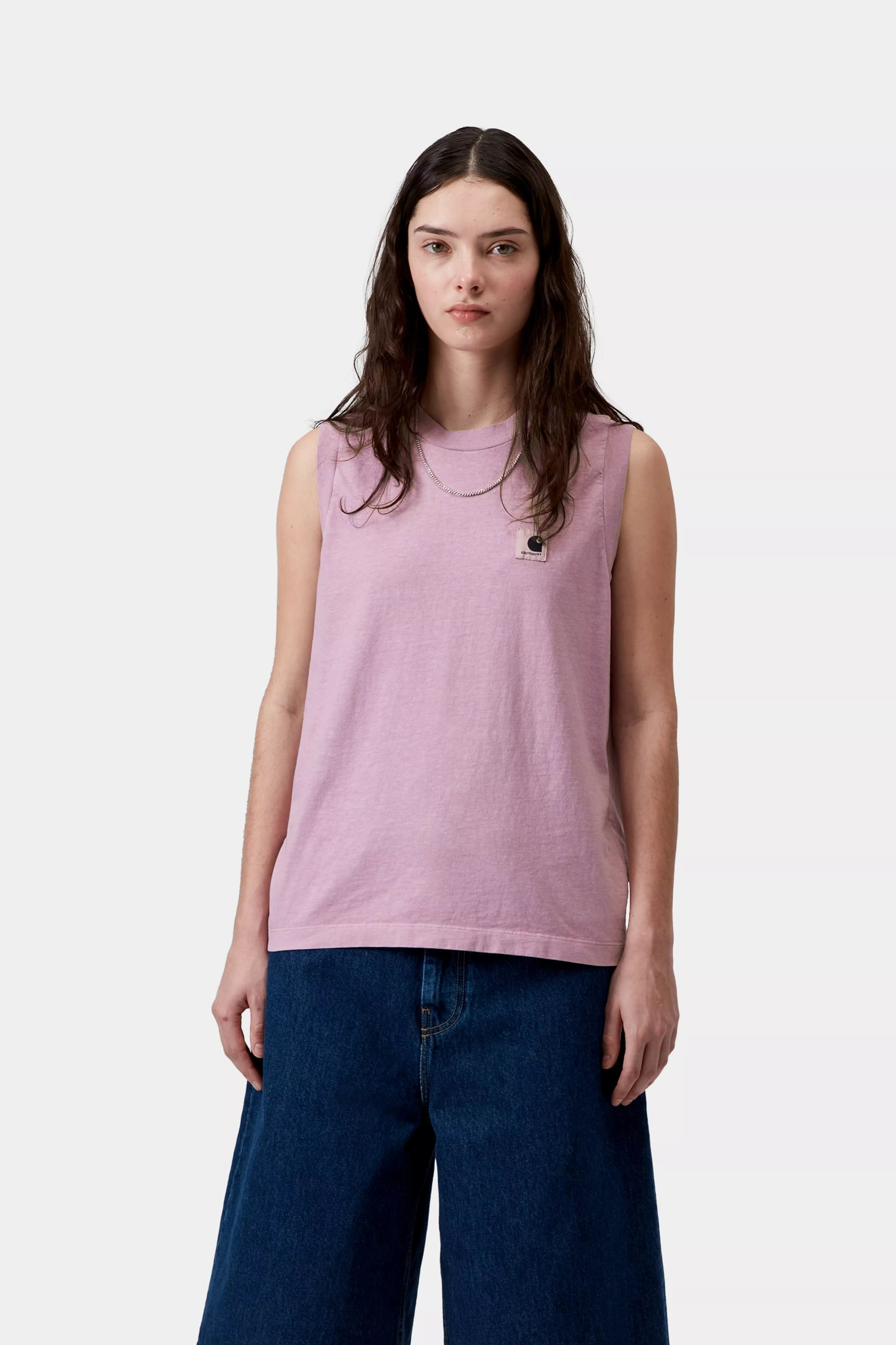 W' Nelson A-Shirt - Gentle Purple (garment dyed)