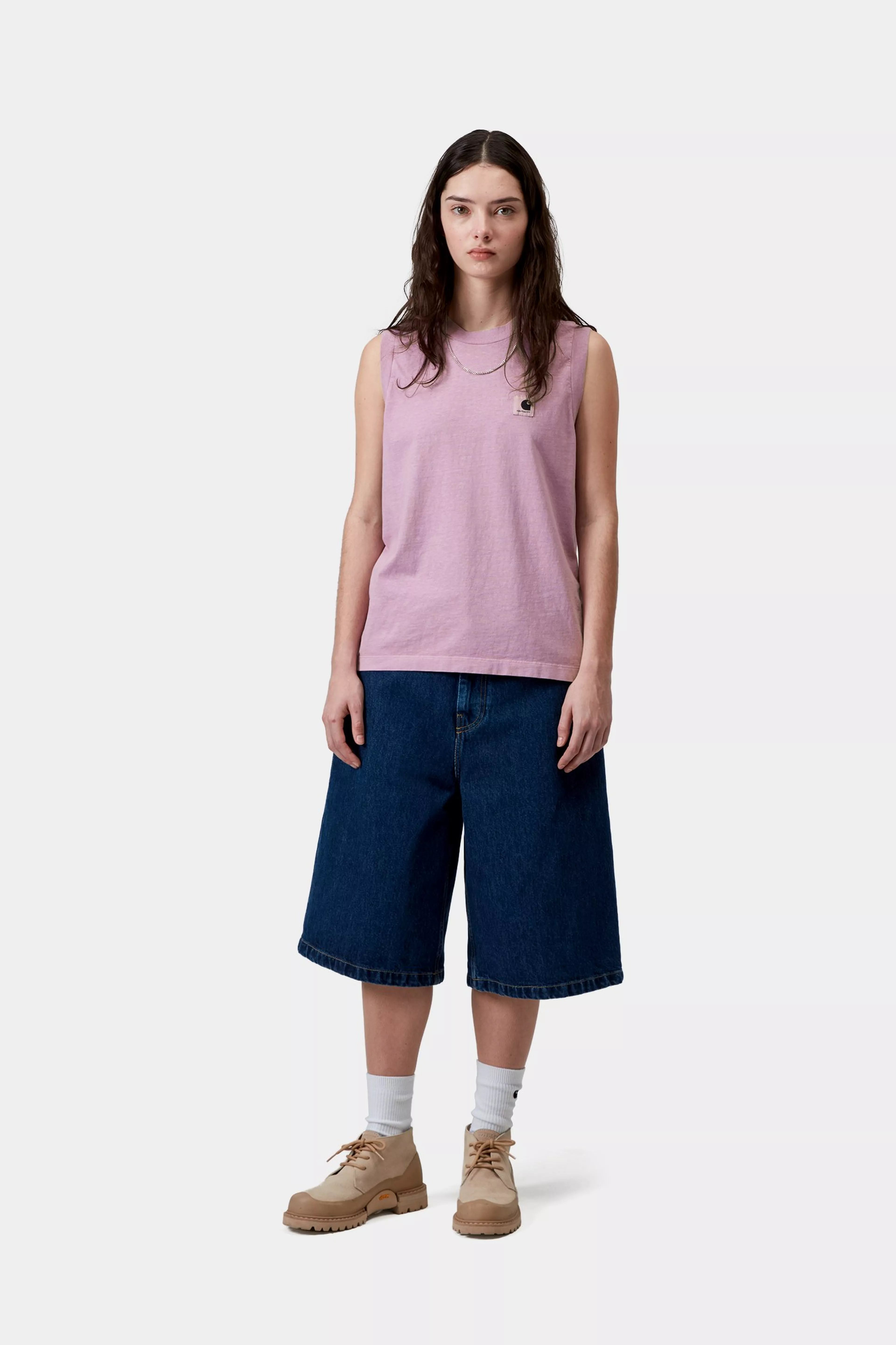 W' Nelson A-Shirt - Gentle Purple (garment dyed) 4