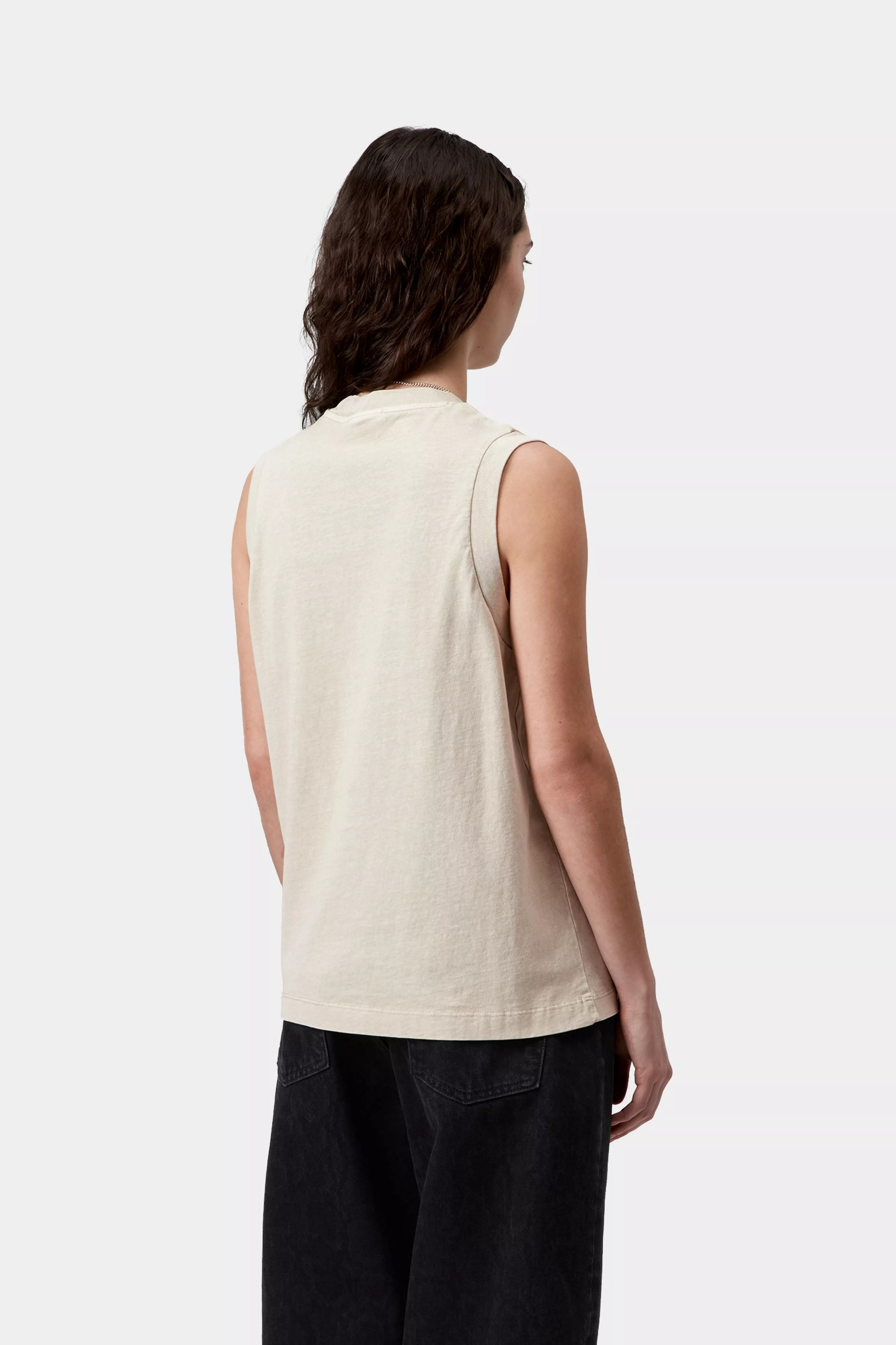 W' Nelson A-Shirt - Stone (garment dyed)