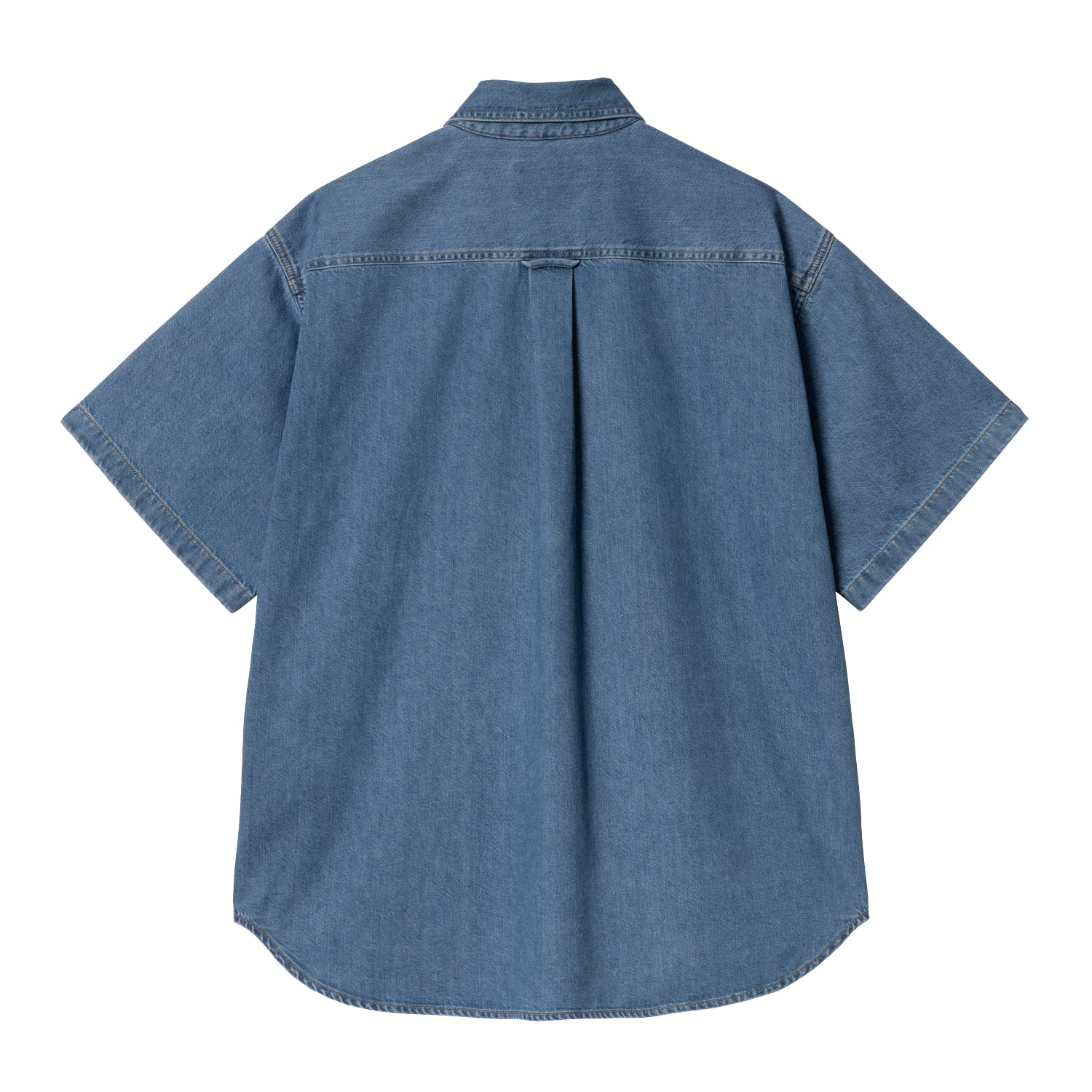 S/S Lucas Shirt - Blue (stone washed) 4