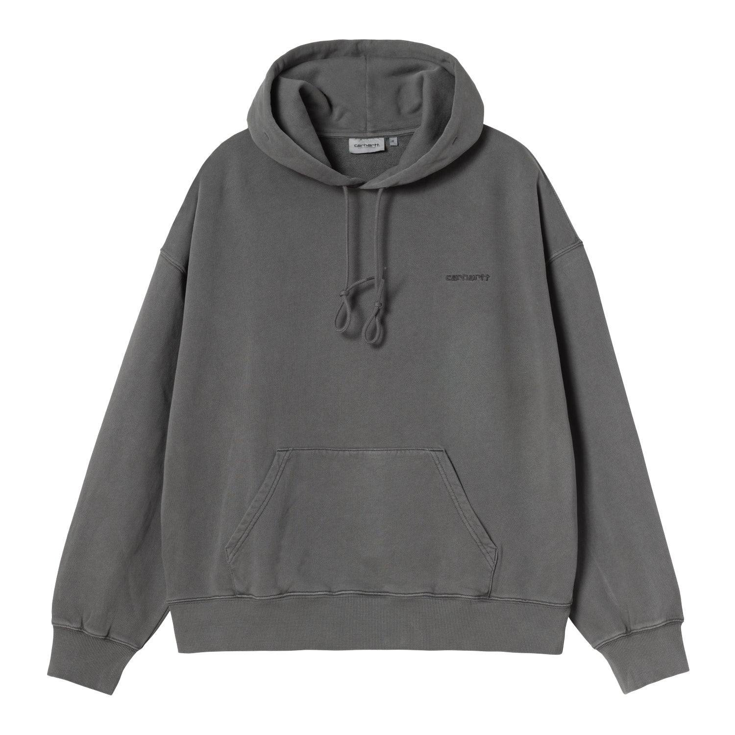 HOODED BENTON SWEAT - Graphite (garment dyed)