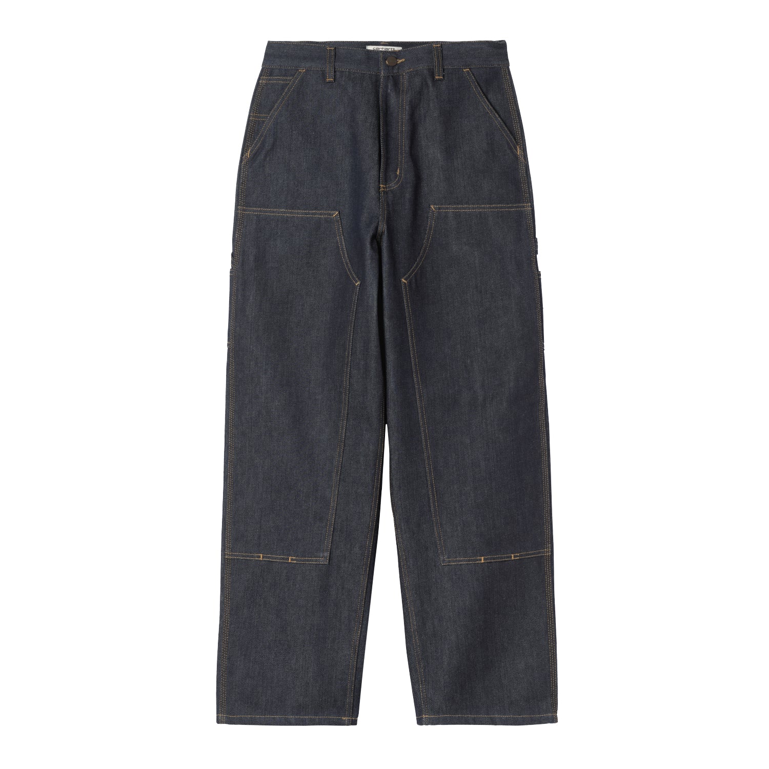 W' Brandon Double Knee Pant - Blue, rigid