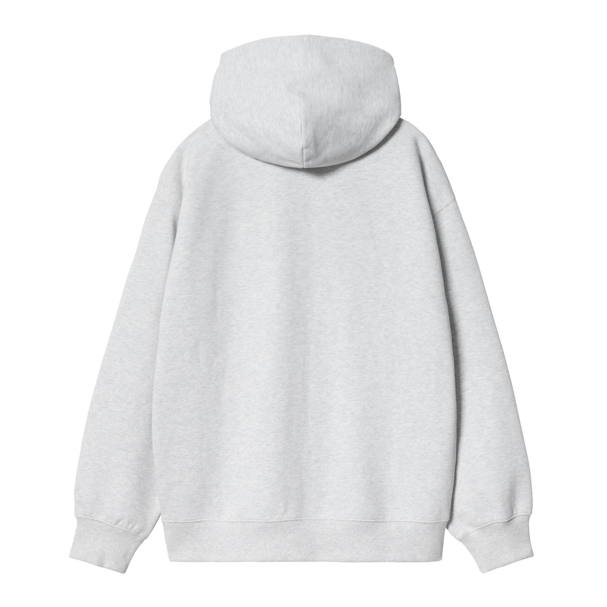 Hooded WIP Sweat Jacket - Ash Heather stone washed