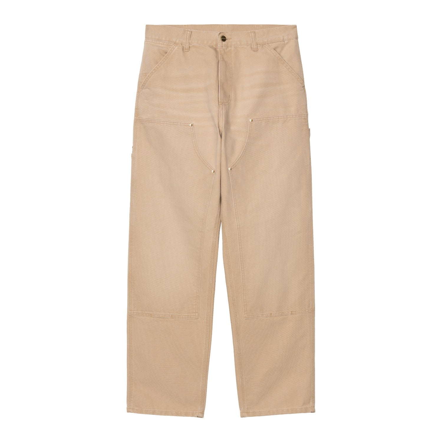 Double Knee Pant - Dusty H Brown (stone canvas)