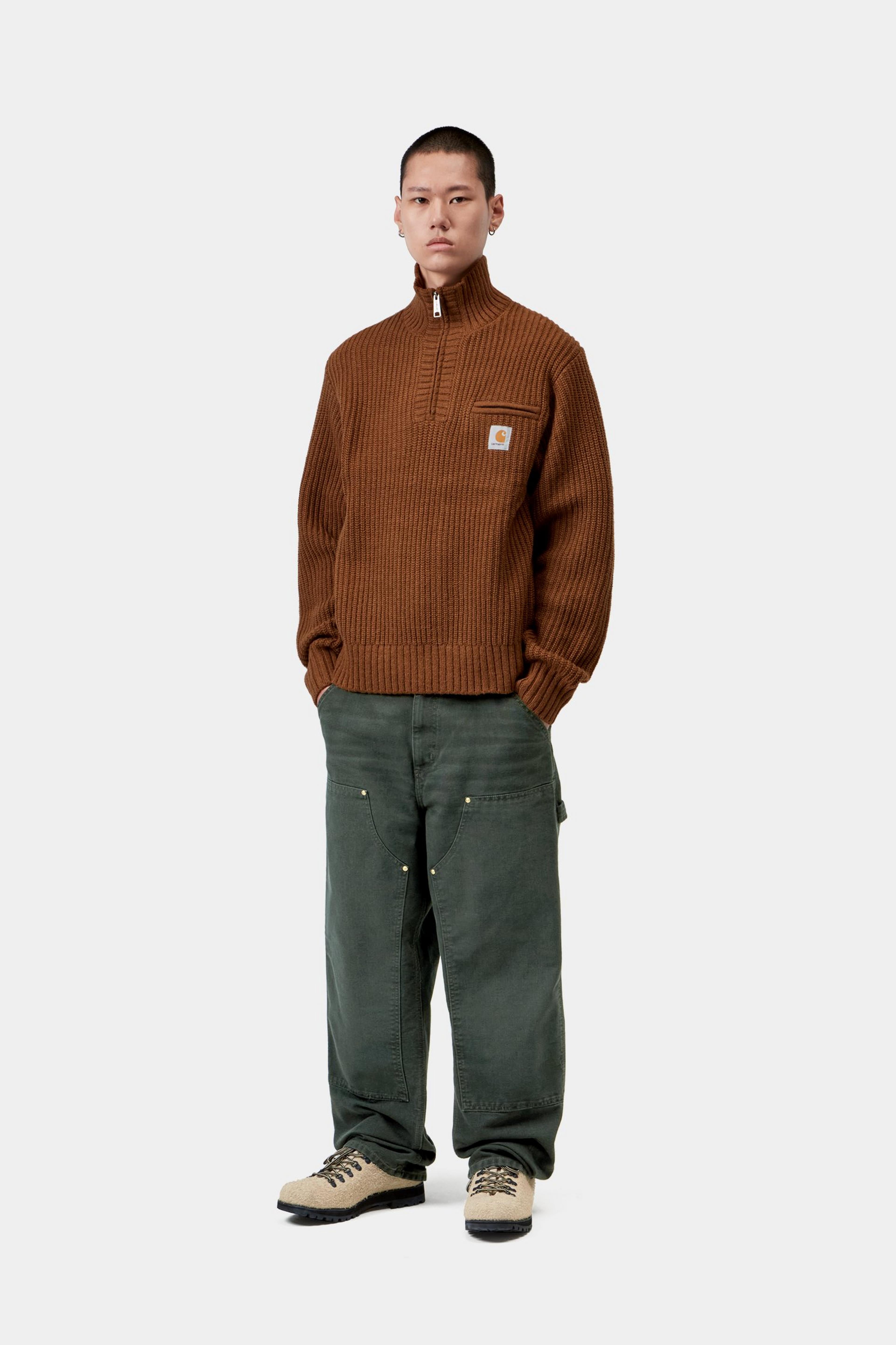 Double Knee Pant - Raven stone canvas 5