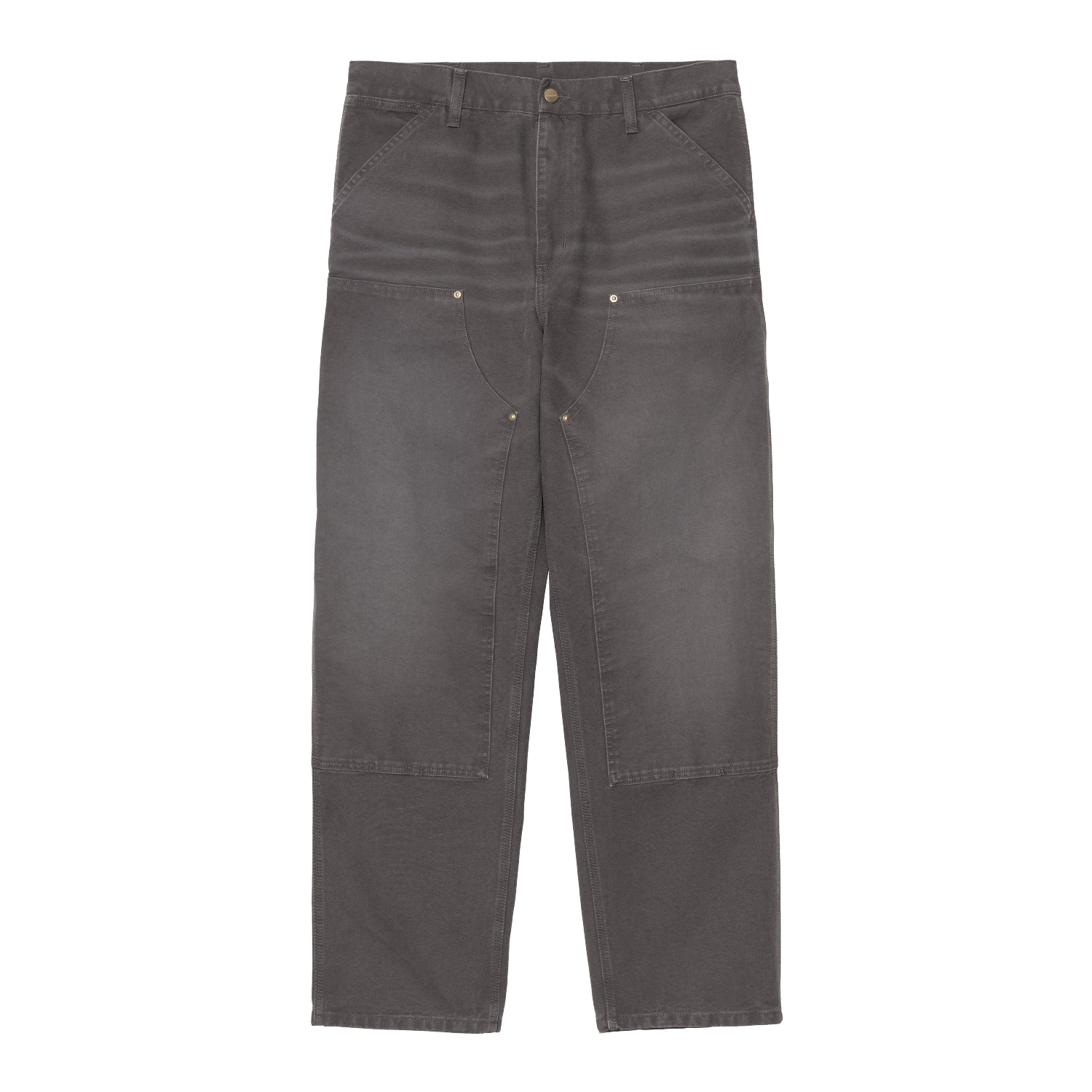 DOUBLE KNEE PANT  - Graphite (stone canvas)
