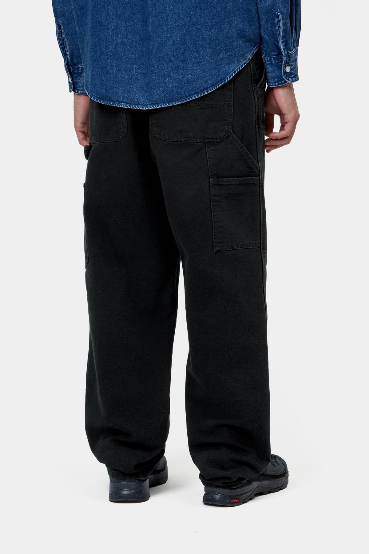 Double Knee Pant - Black stone canvas