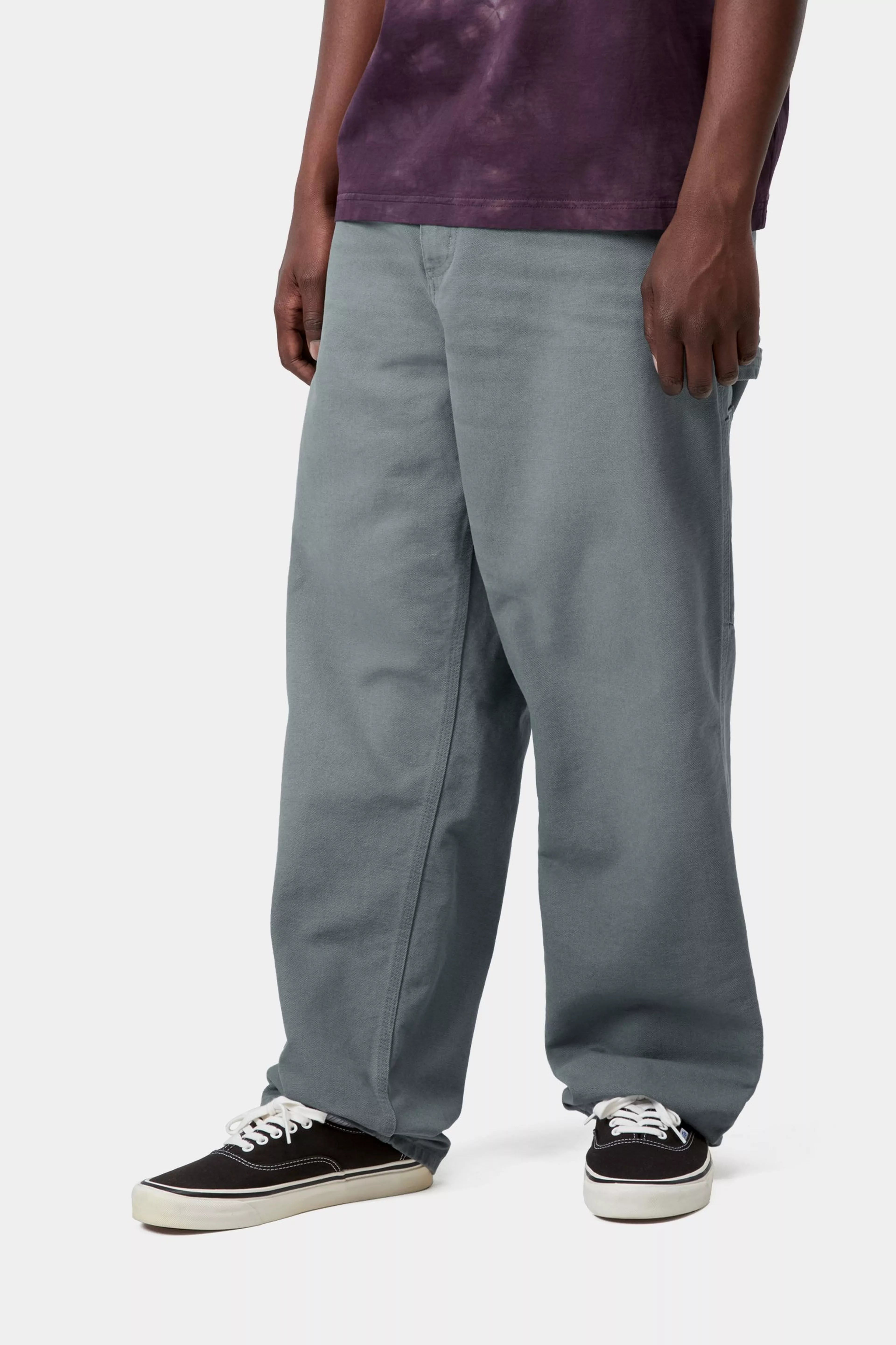 Single Knee Pant - Cozy Blue (stone canvas)