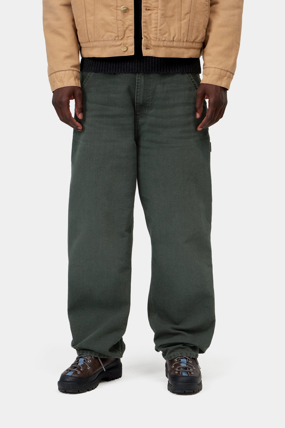 Single Knee Pant - Raven stone canvas