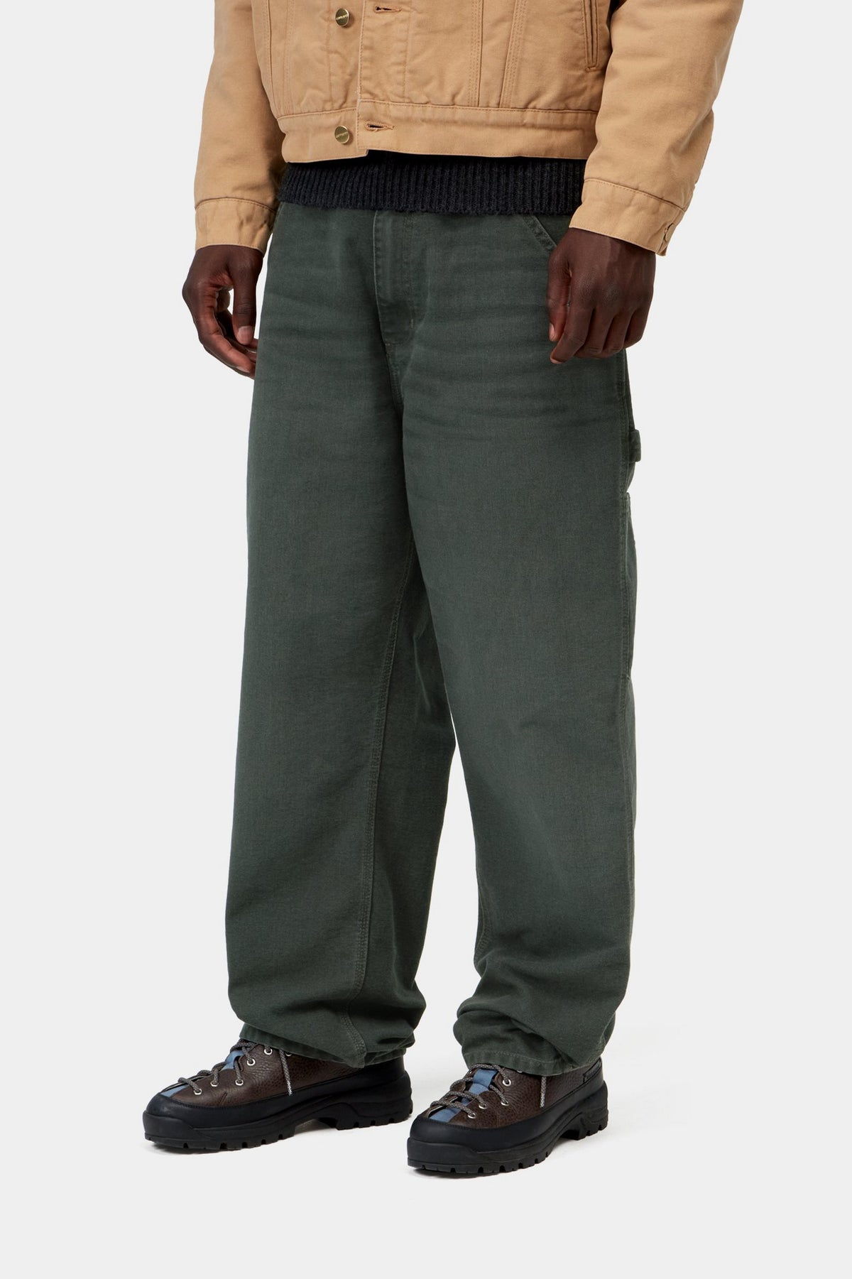 Single Knee Pant - Raven stone canvas