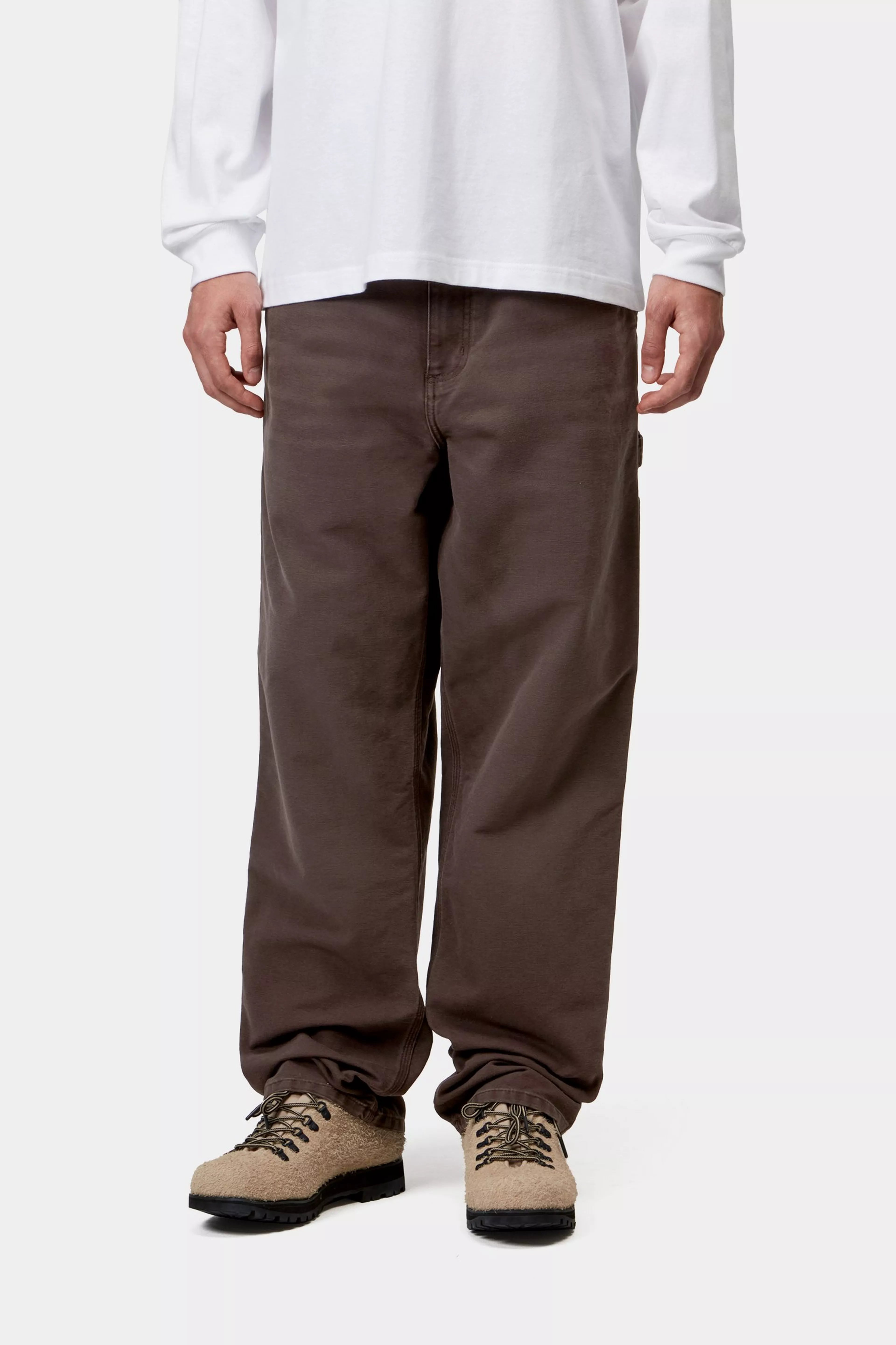 SINGLE KNEE PANT  - Tobacco (stone canvas)