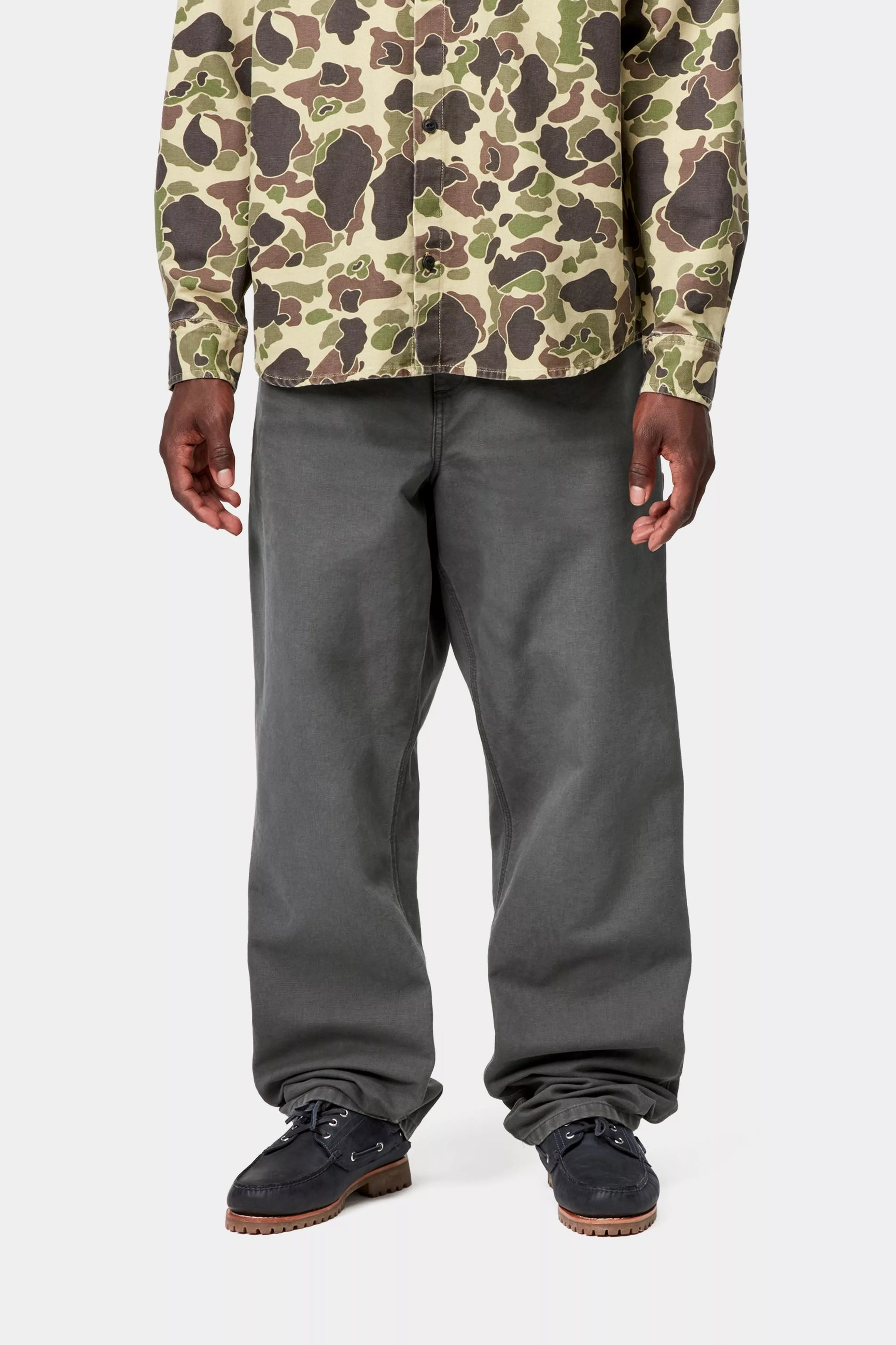 SINGLE KNEE PANT  - Graphite (stone canvas)
