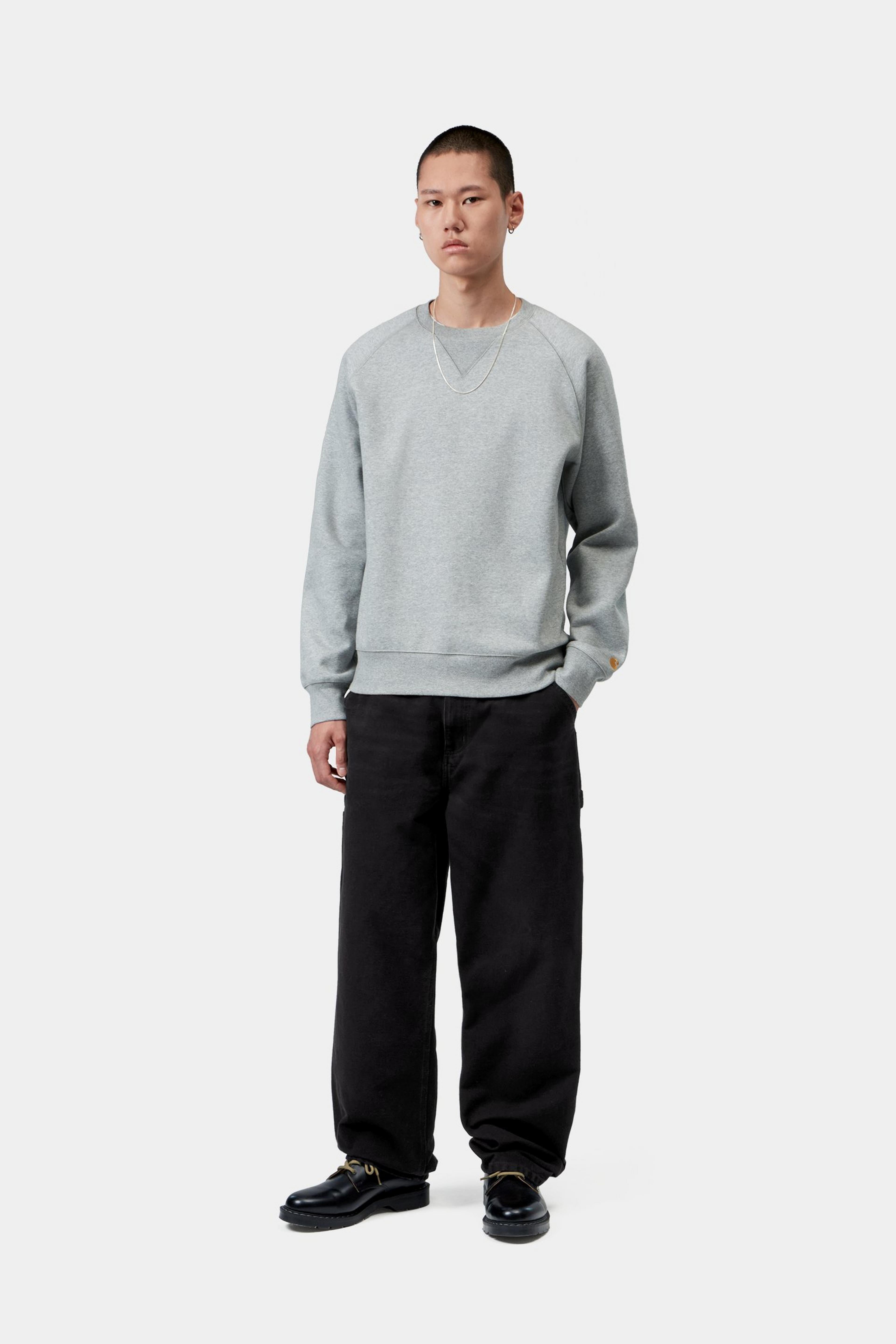 Single Knee Pant - Black stone canvas 5