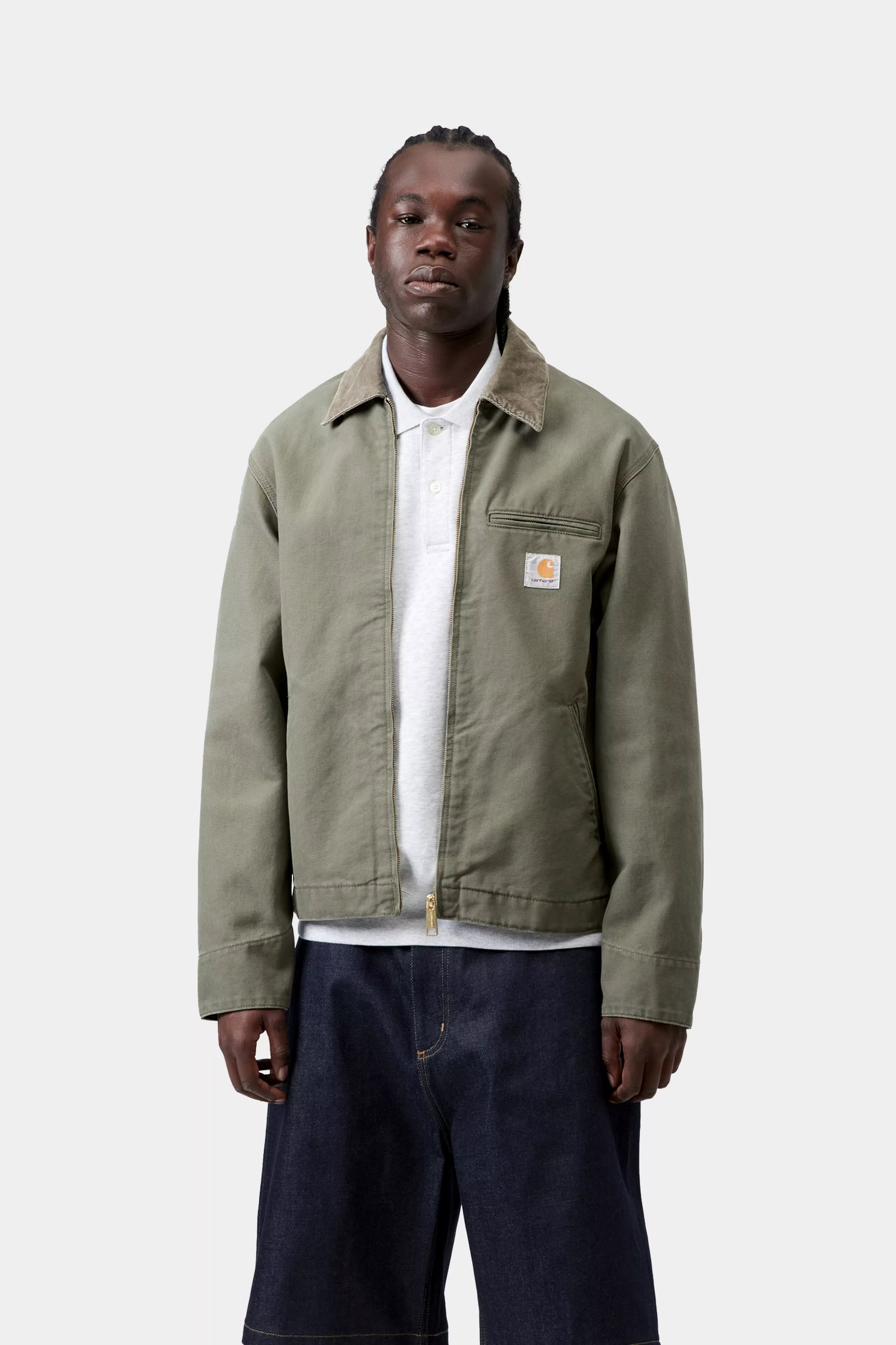 Detroit Jacket - Leaf / Leaf (stone canvas) 4