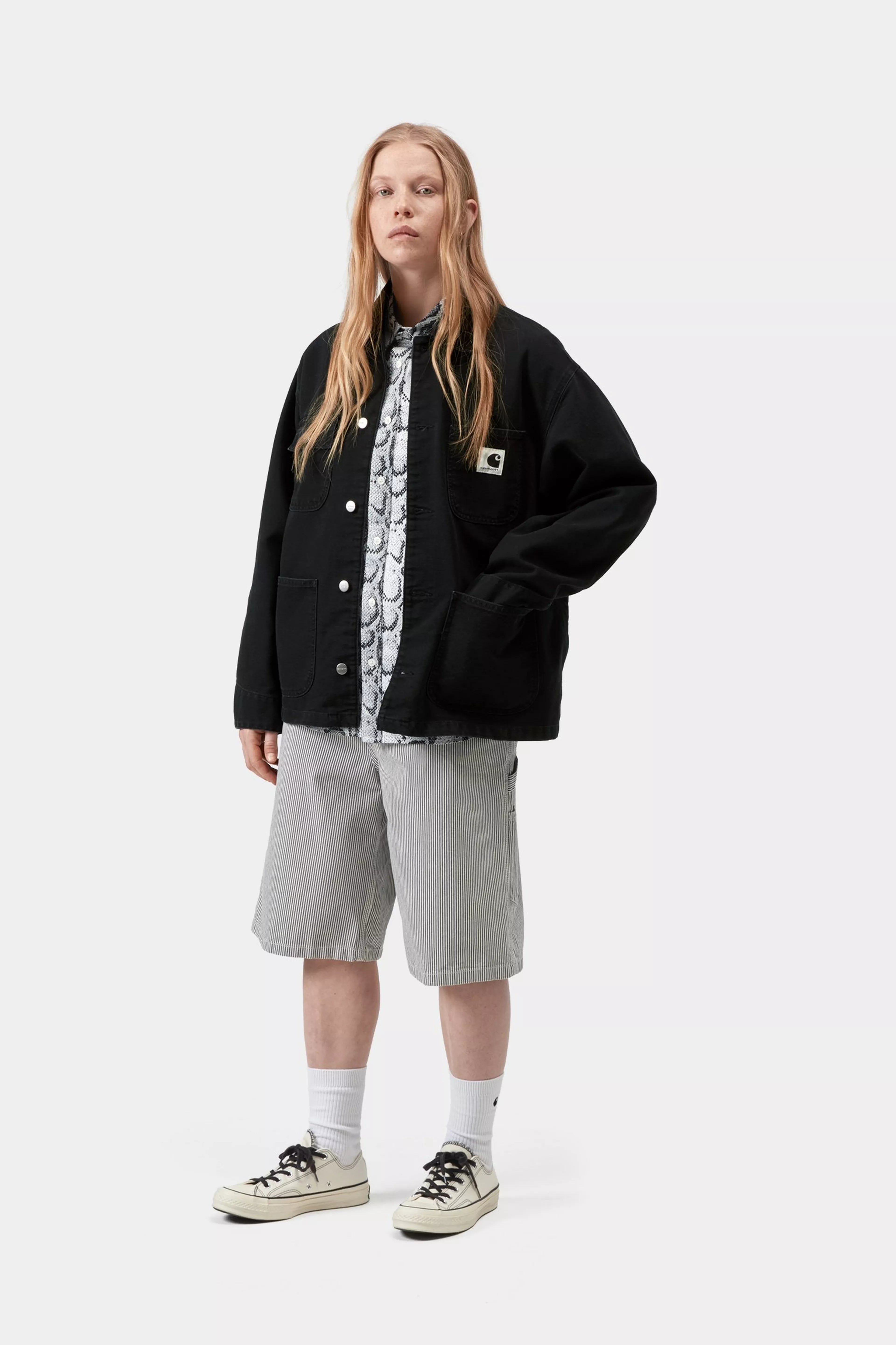 W' OG Michigan Coat - Black/Black stone canvas 5