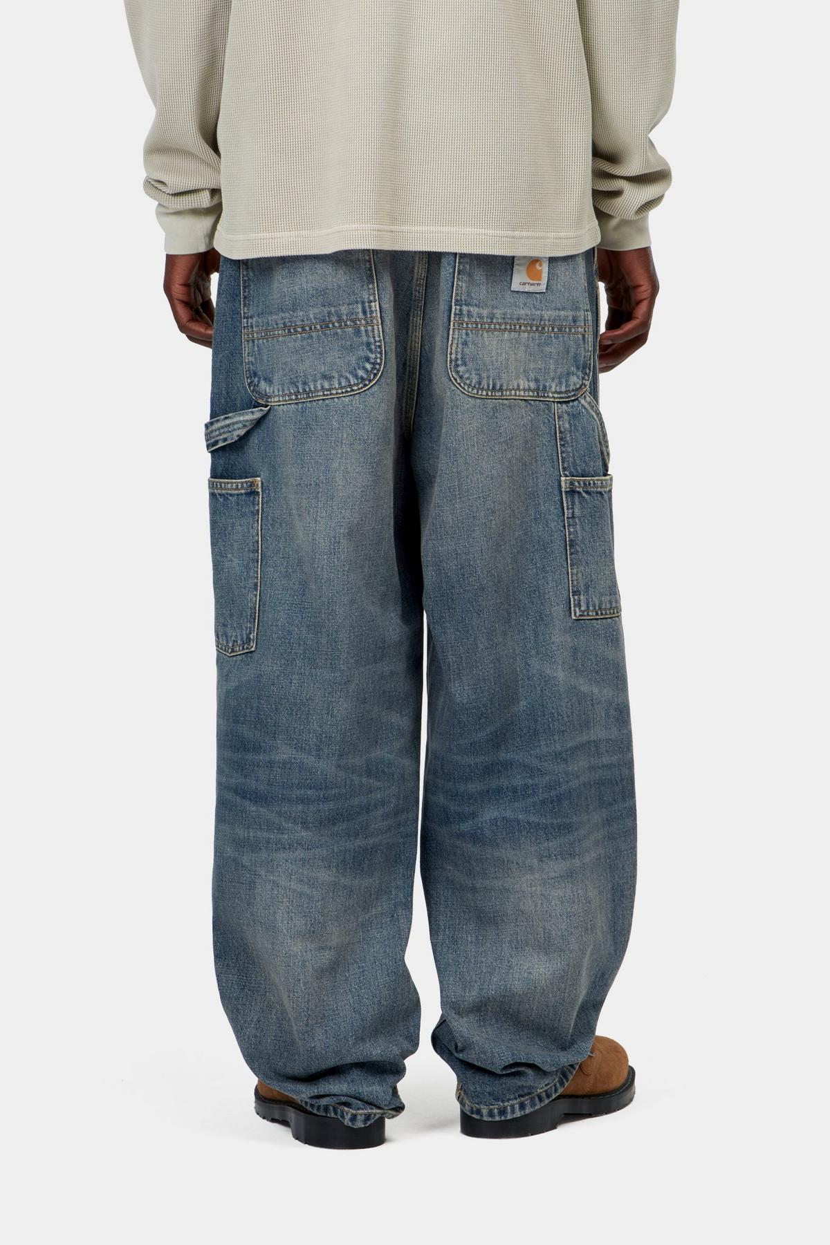 OG Single Knee Pant - Blue worn used wash