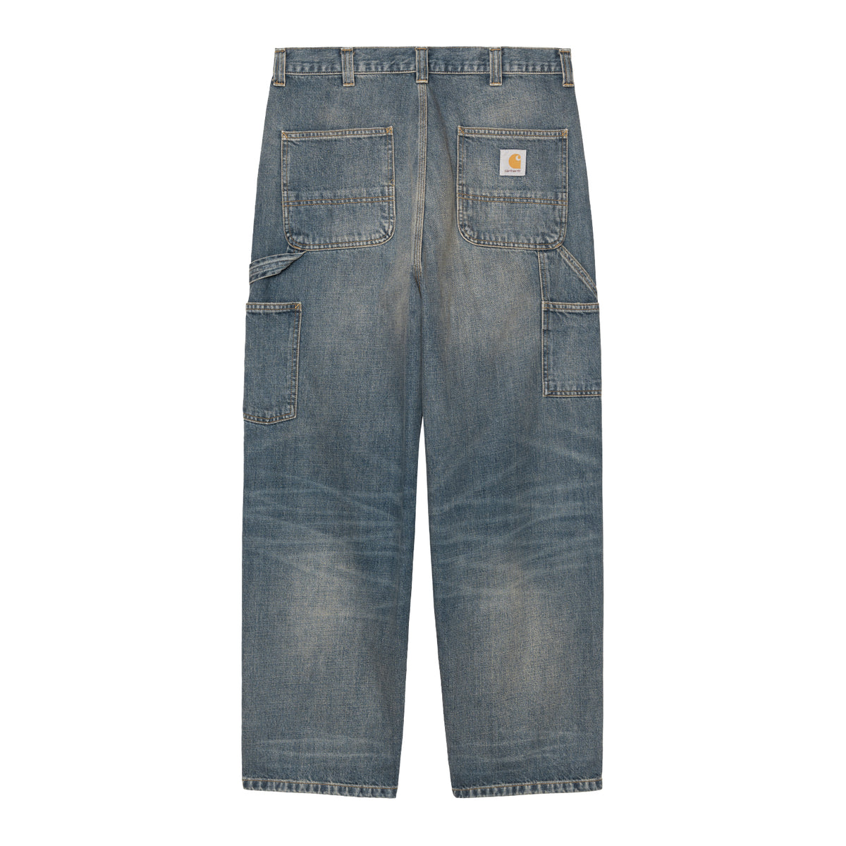 OG Single Knee Pant - Blue worn used wash