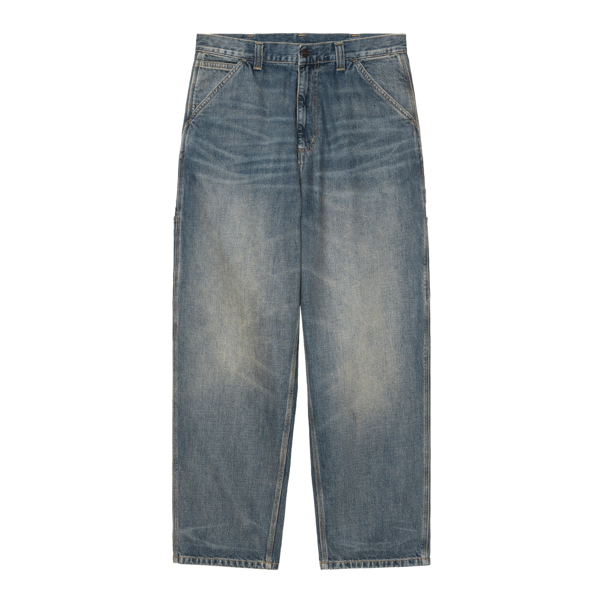 OG Single Knee Pant - Blue worn used wash