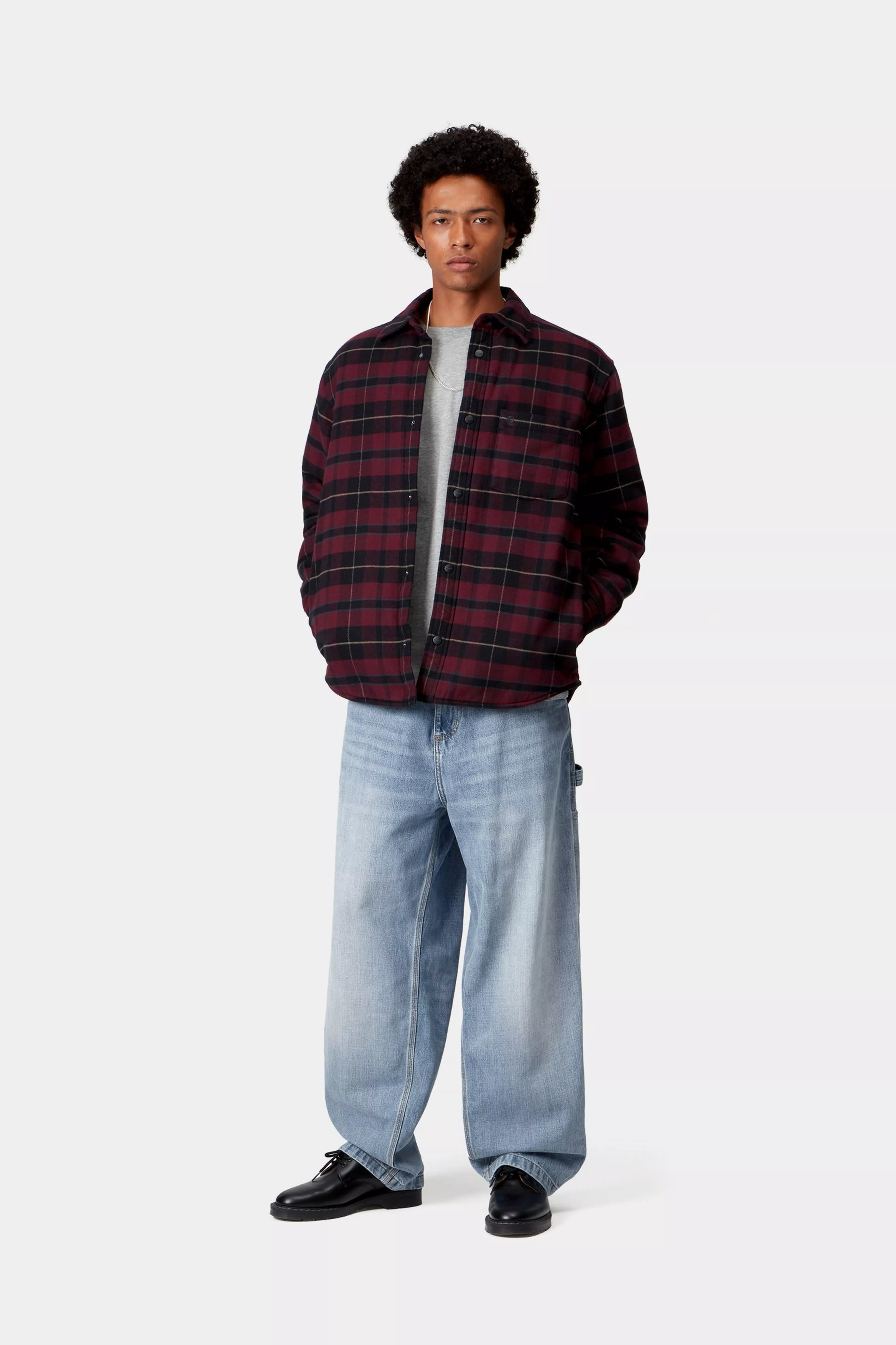 OG SINGLE KNEE PANT  - Blue (burst washed)