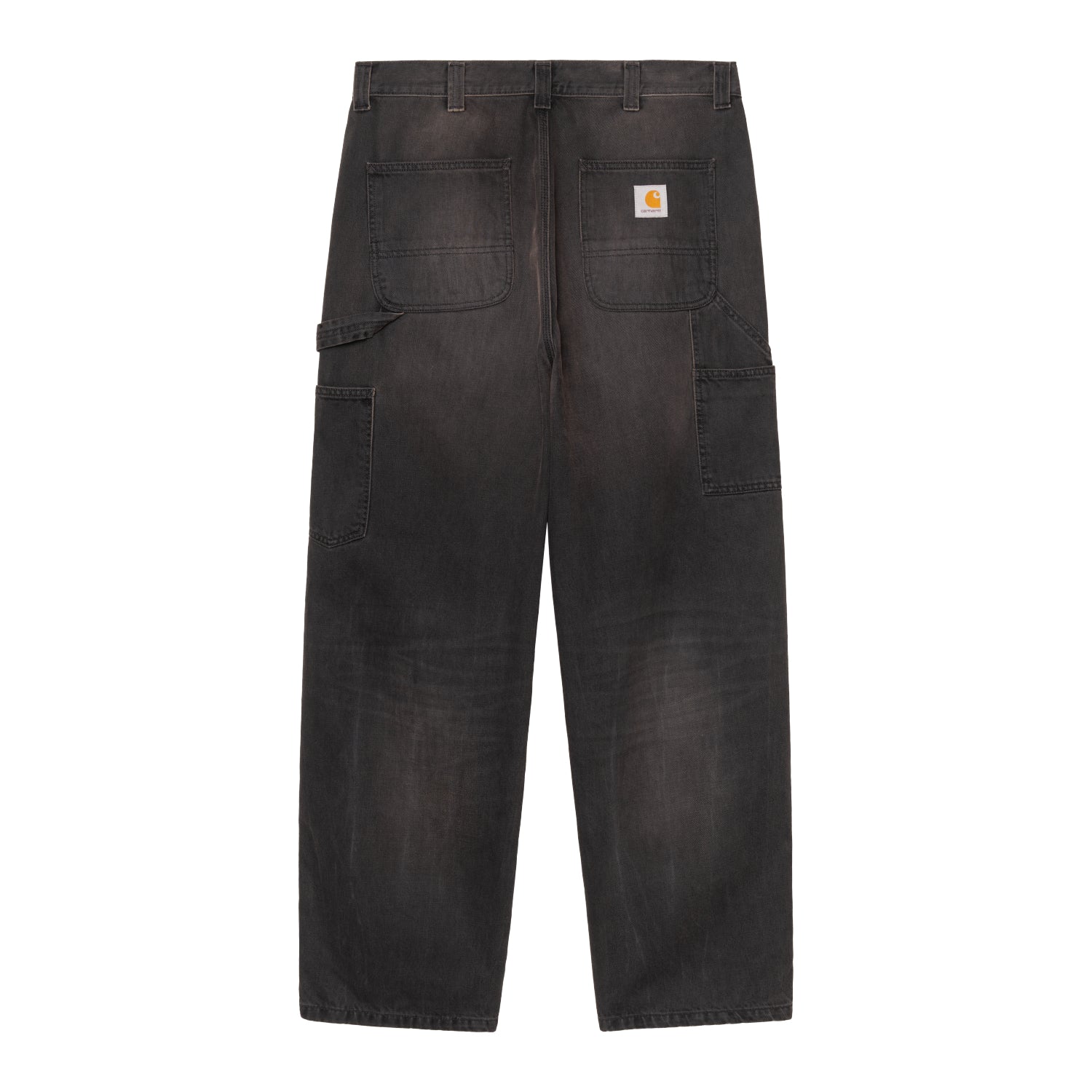 OG Single Knee Pant - Black tobacco used wash 6