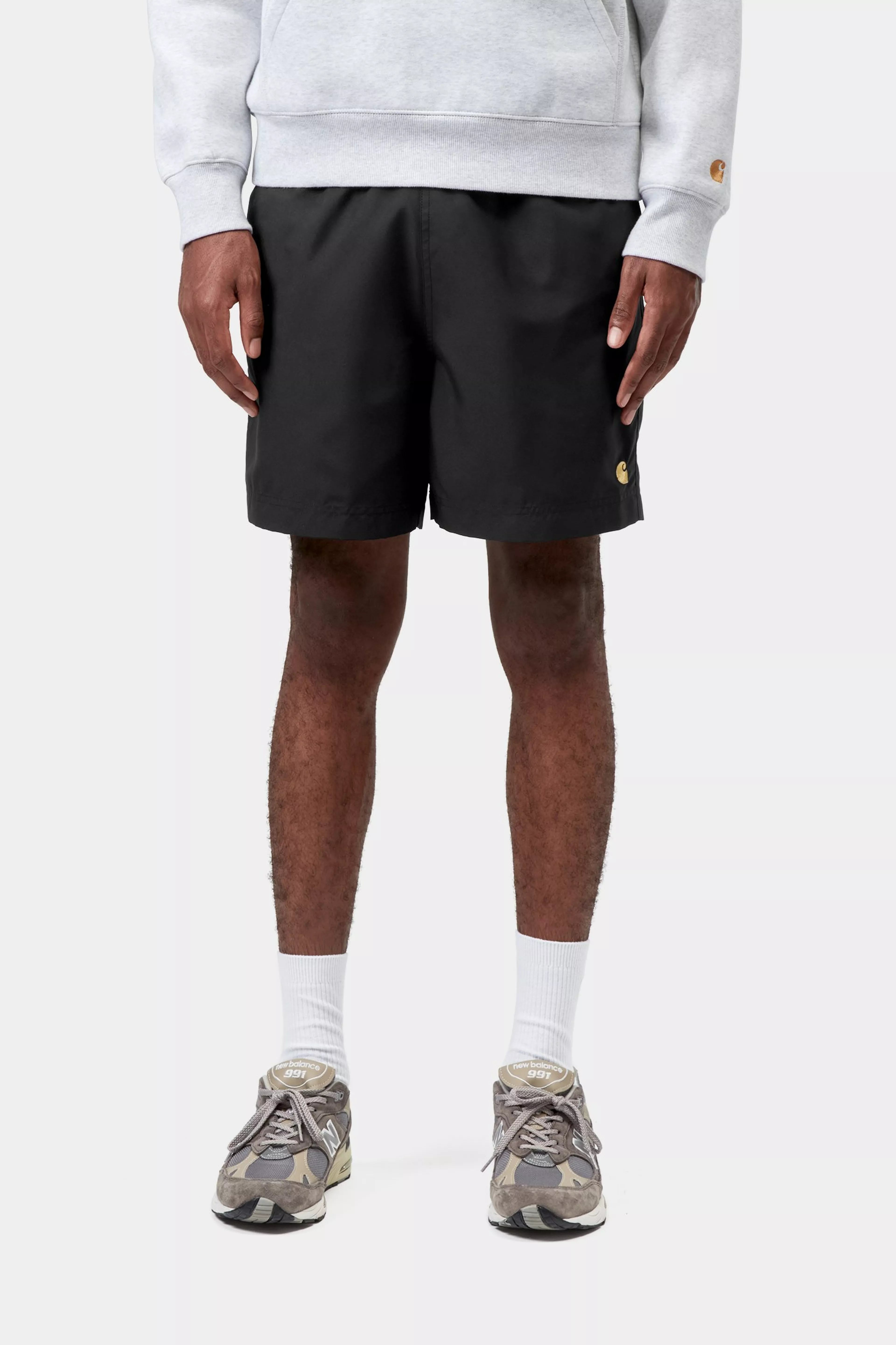 Chase Swim Trunks - Black / Gold 2