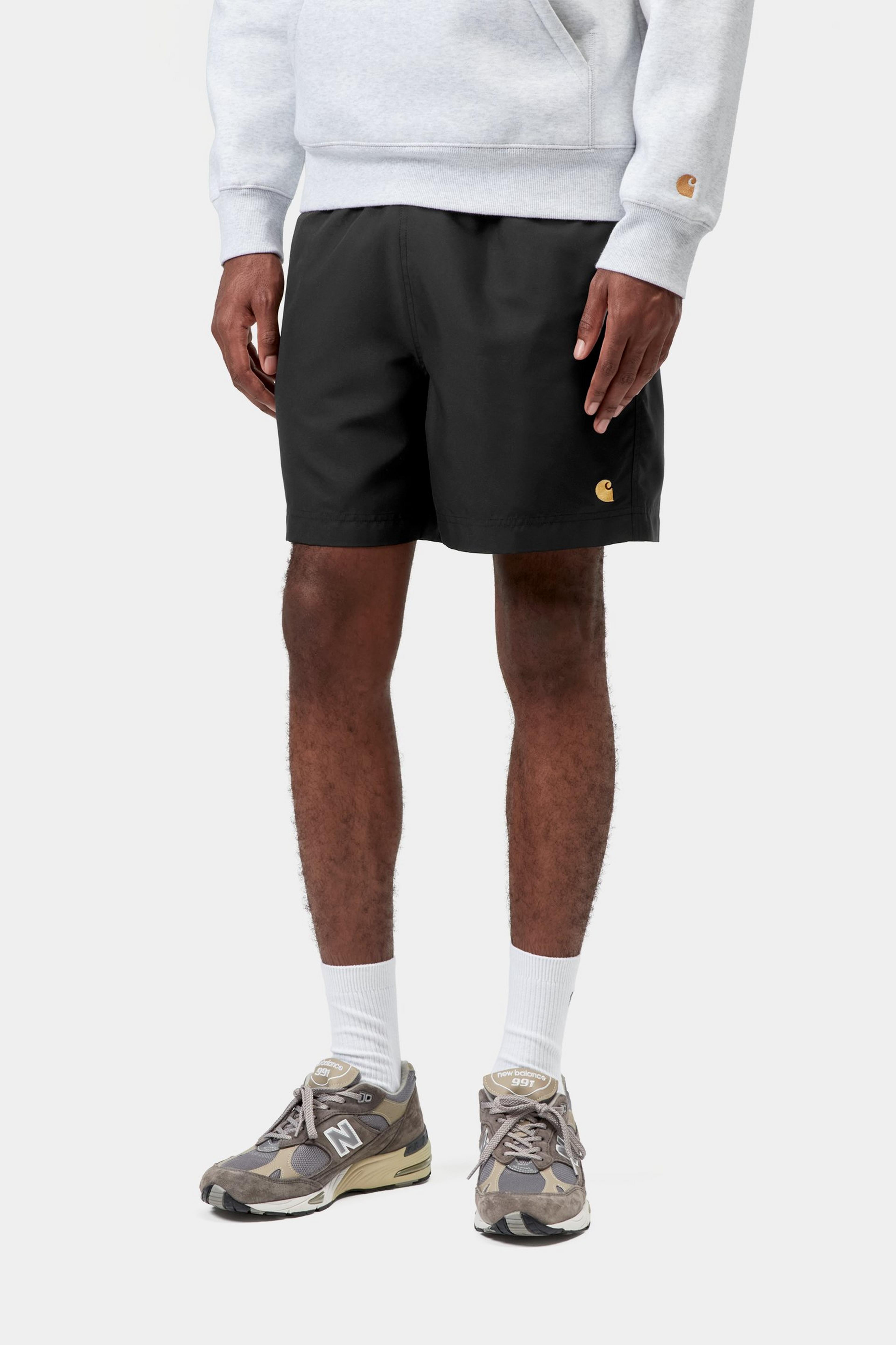 Chase Swim Trunks - Black / Gold