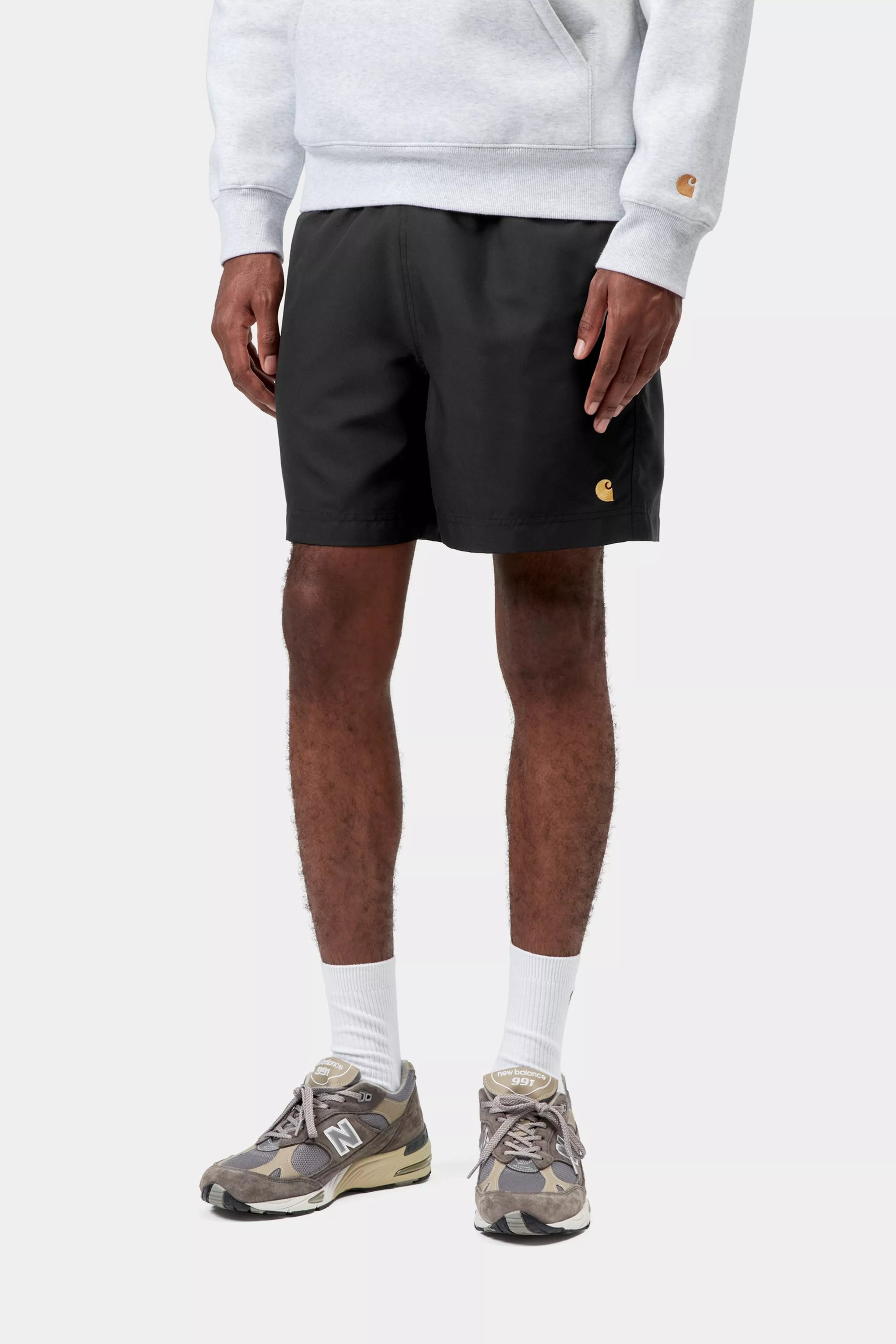 Chase Swim Trunks - Black / Gold 3