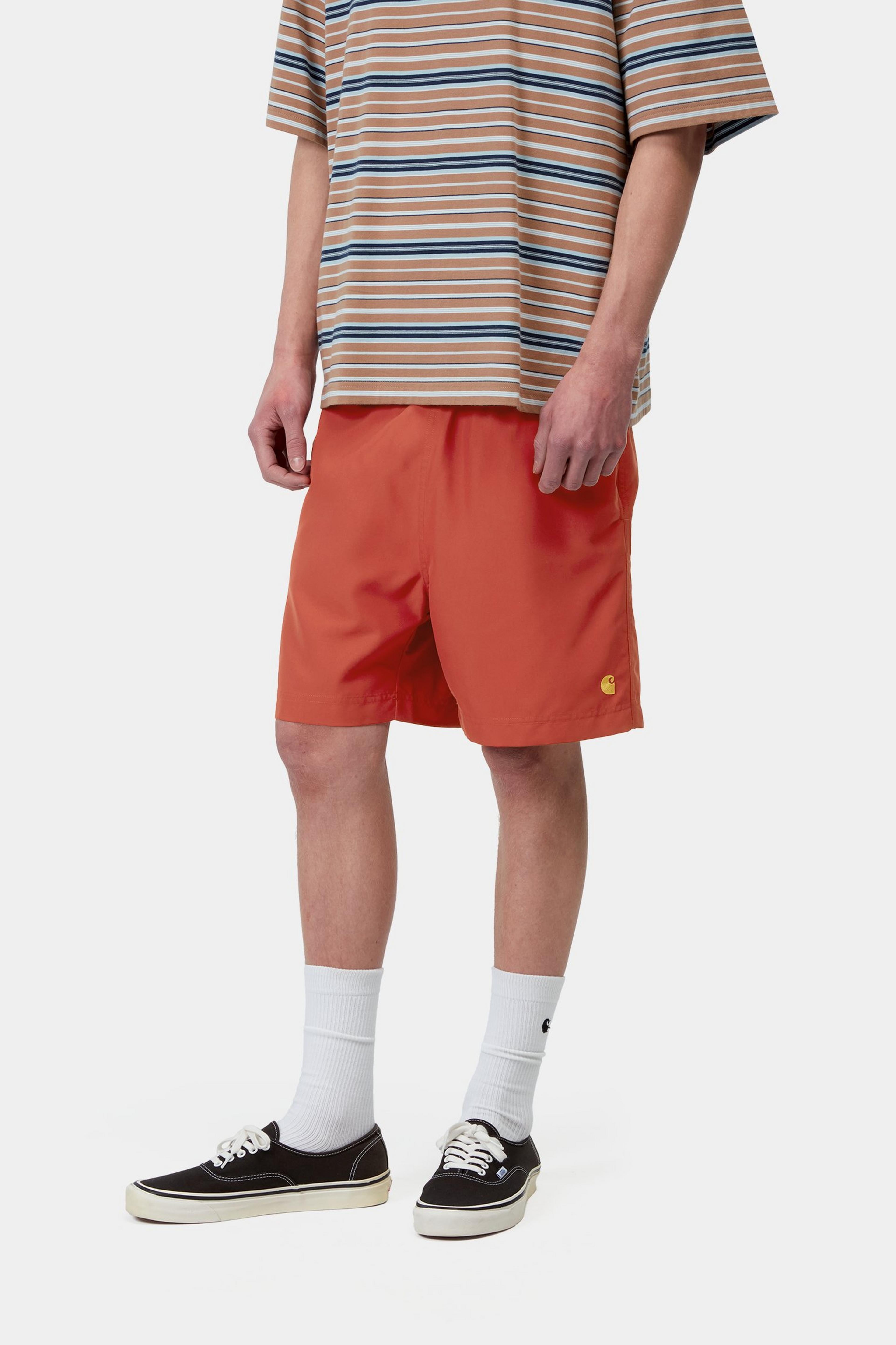 Chase Swim Trunks - Oxide Red / Gold