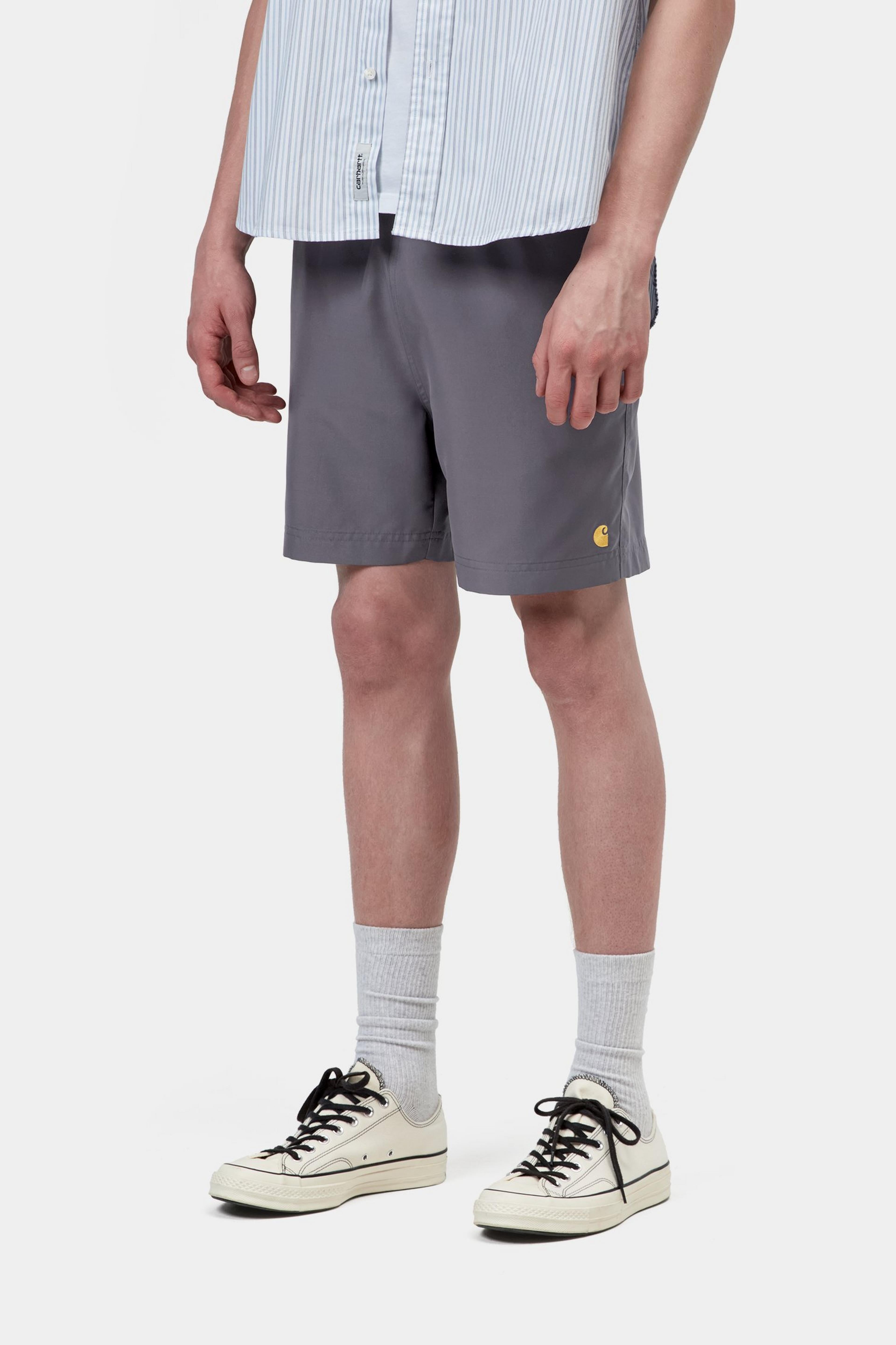 Chase Swim Trunks - Shady Purple / Gold 3