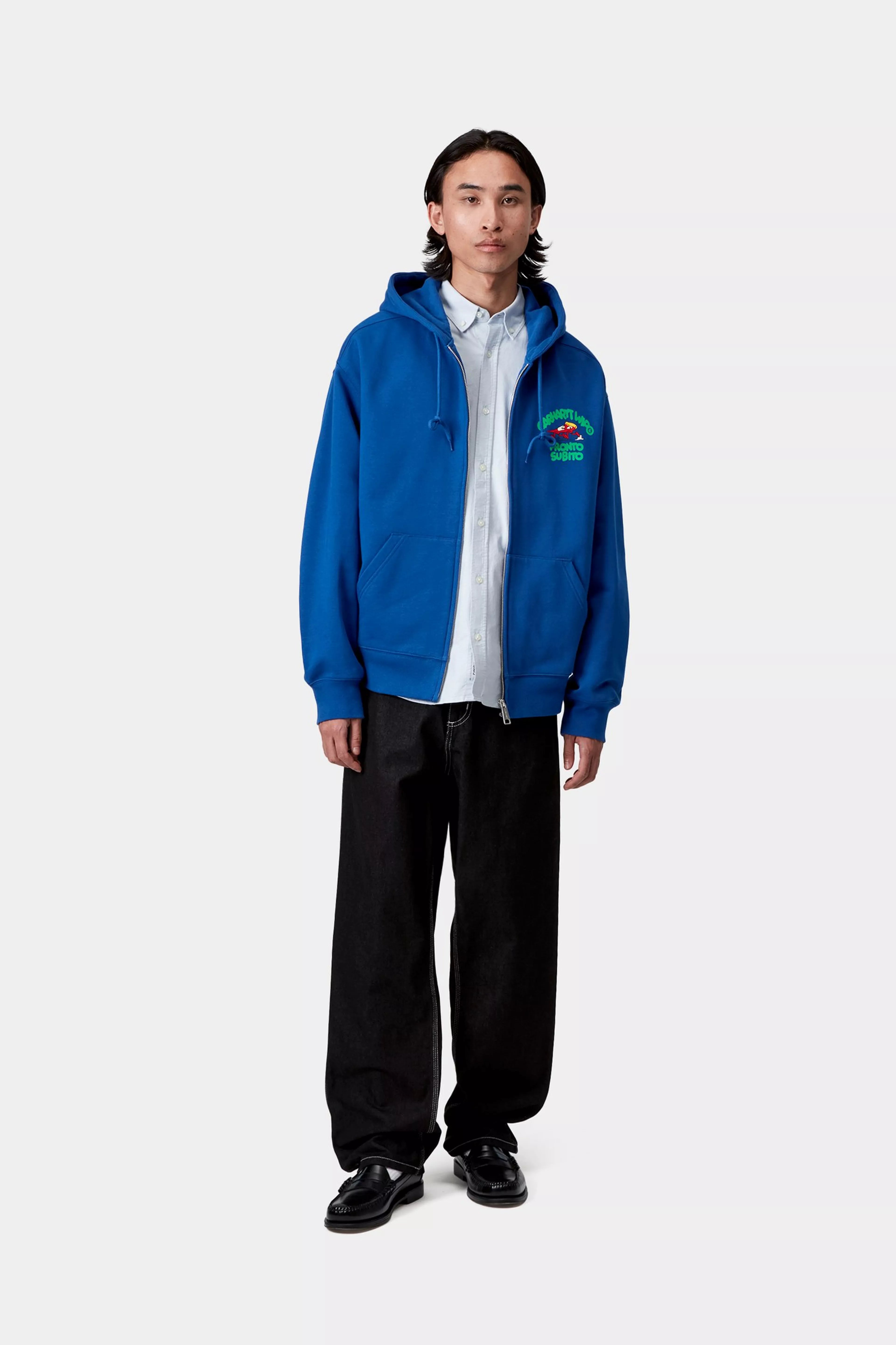 HOODED PRONTO SWEAT JACKET - Wolfsbane