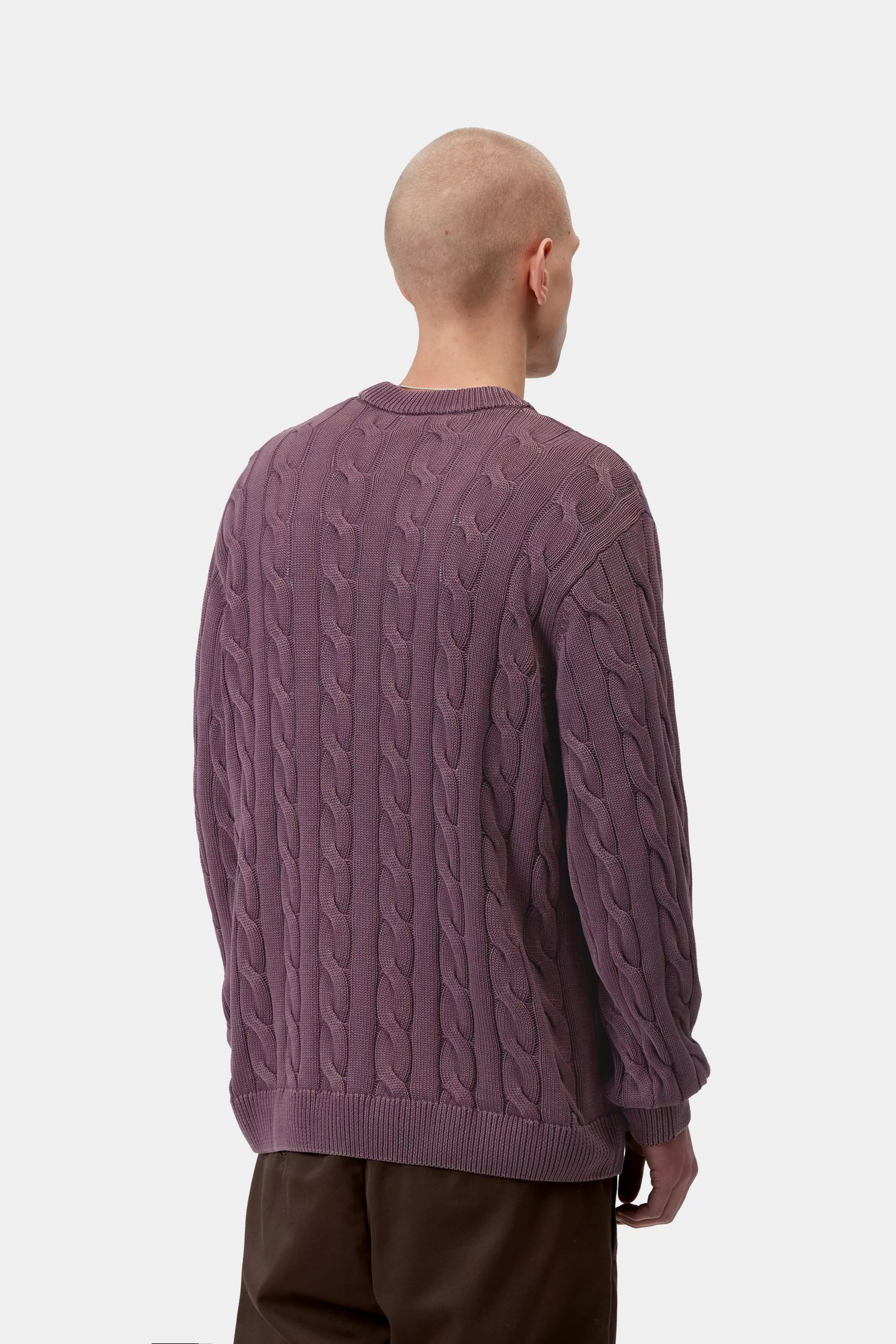 Carter Sweater - Cozy Purple (garment dyed)