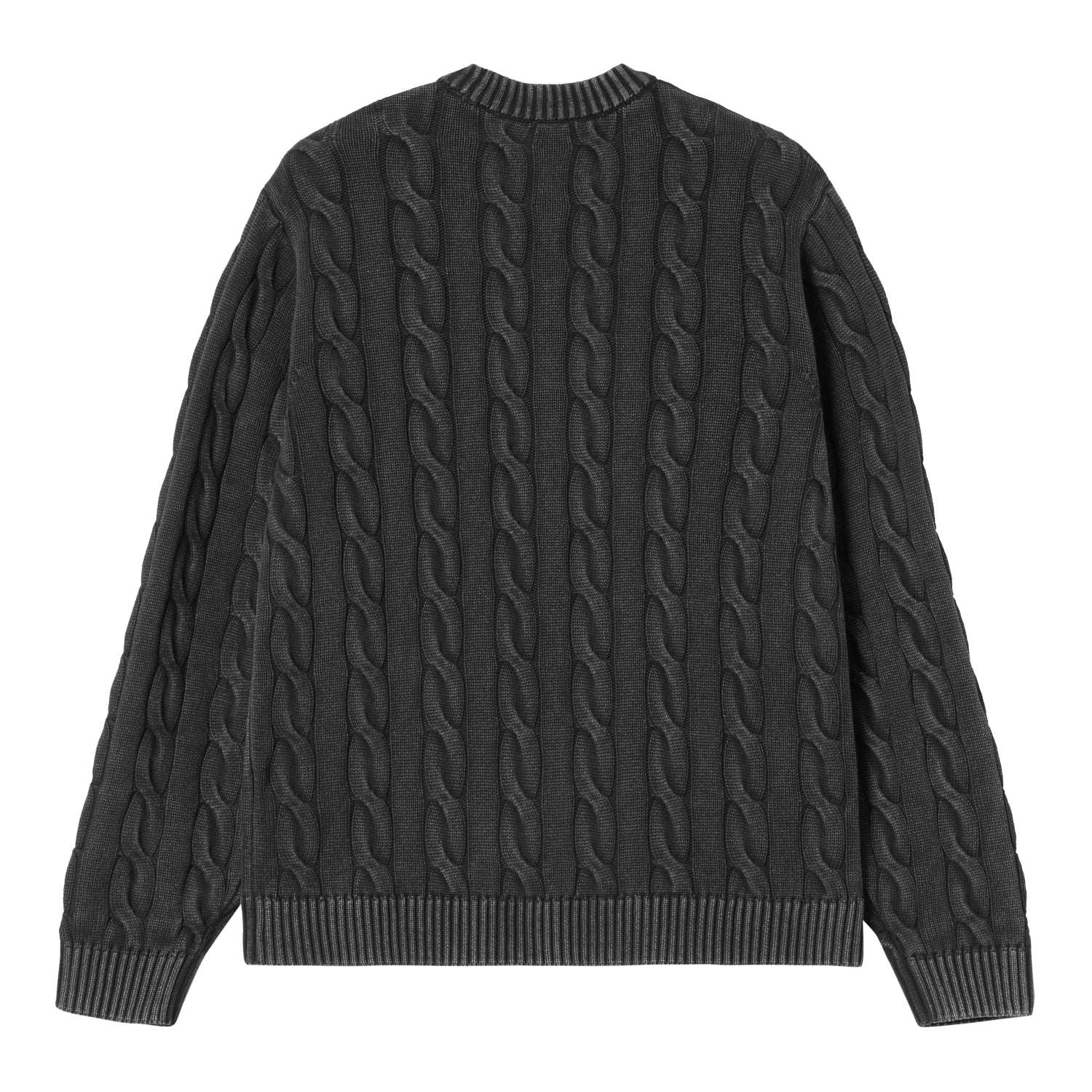 Carter Sweater - Black (garment dyed) 5