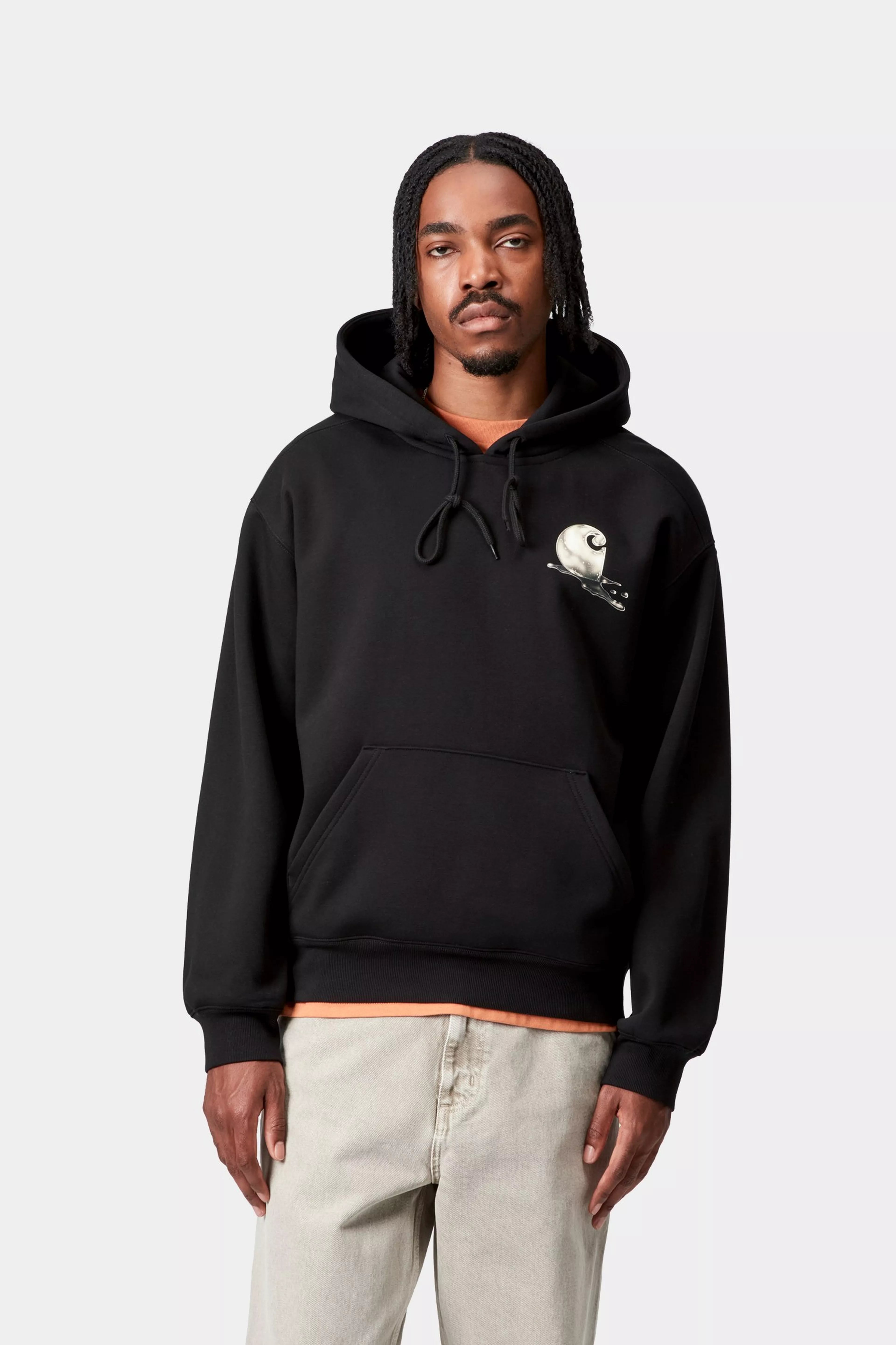 HOODED JAKE GARCIA SWEAT - Black
