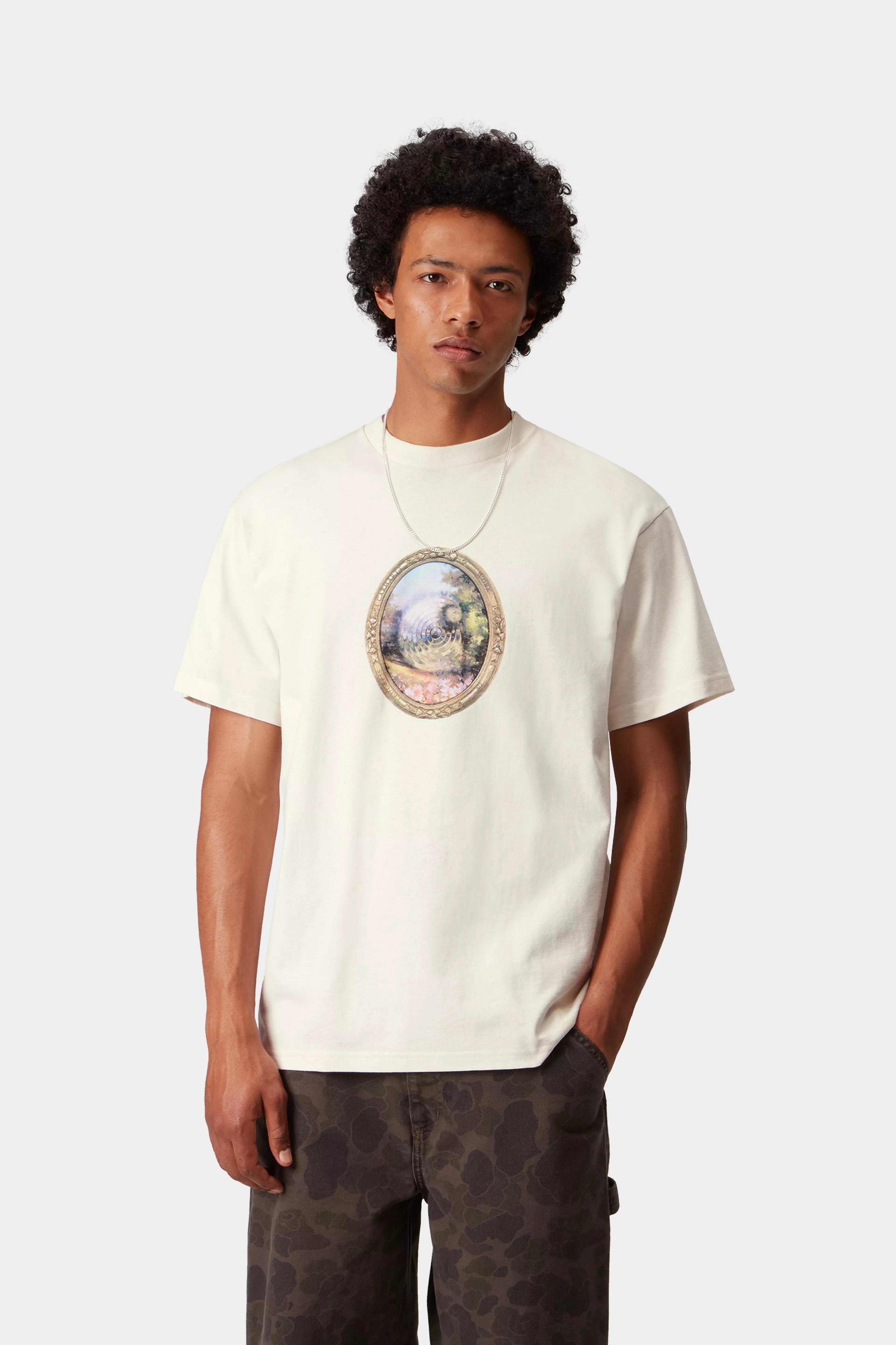 S/S MIRROR T-SHIRT  - Wax