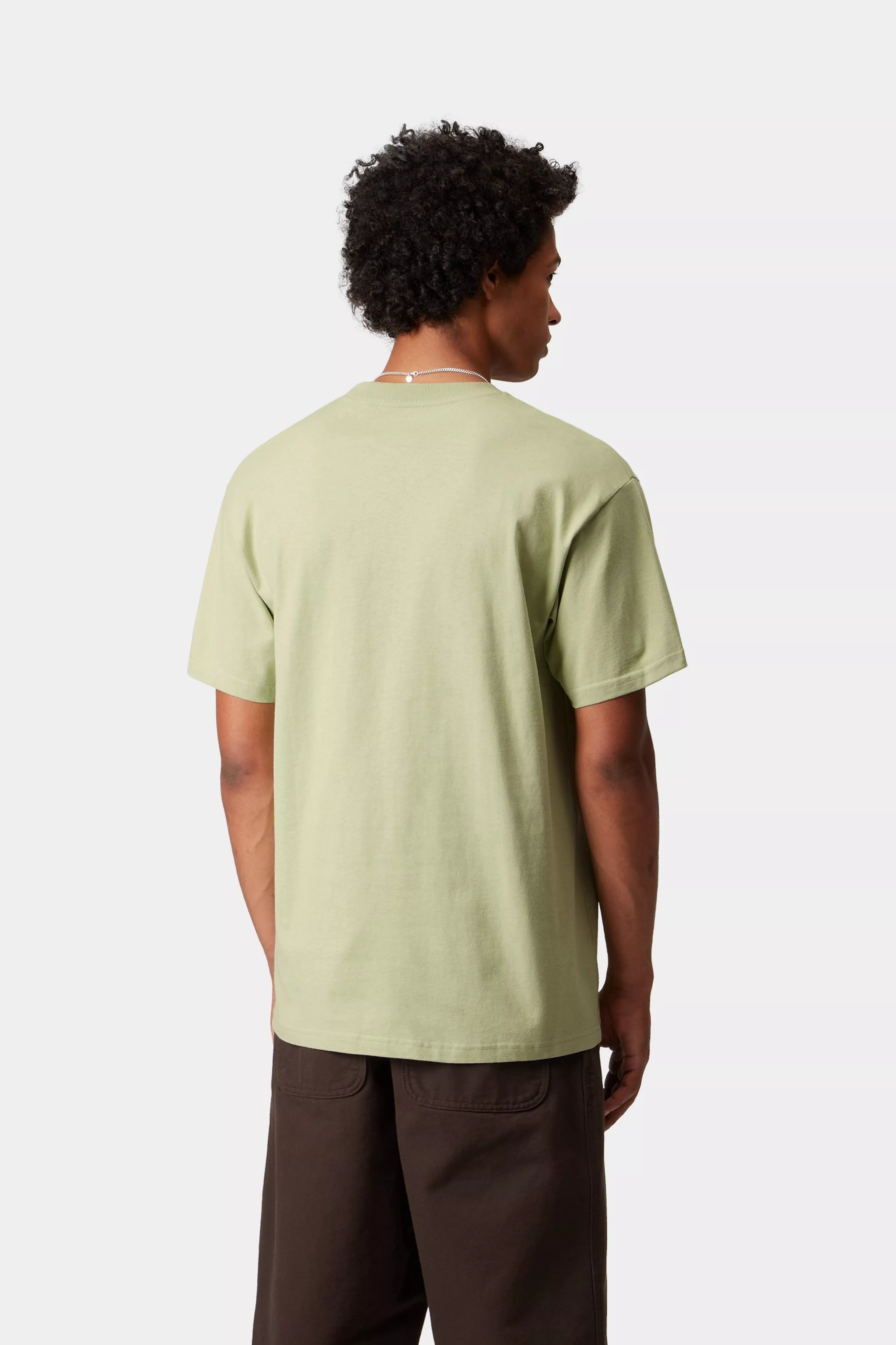 S/S MIRROR T-SHIRT - Pale Olive 3