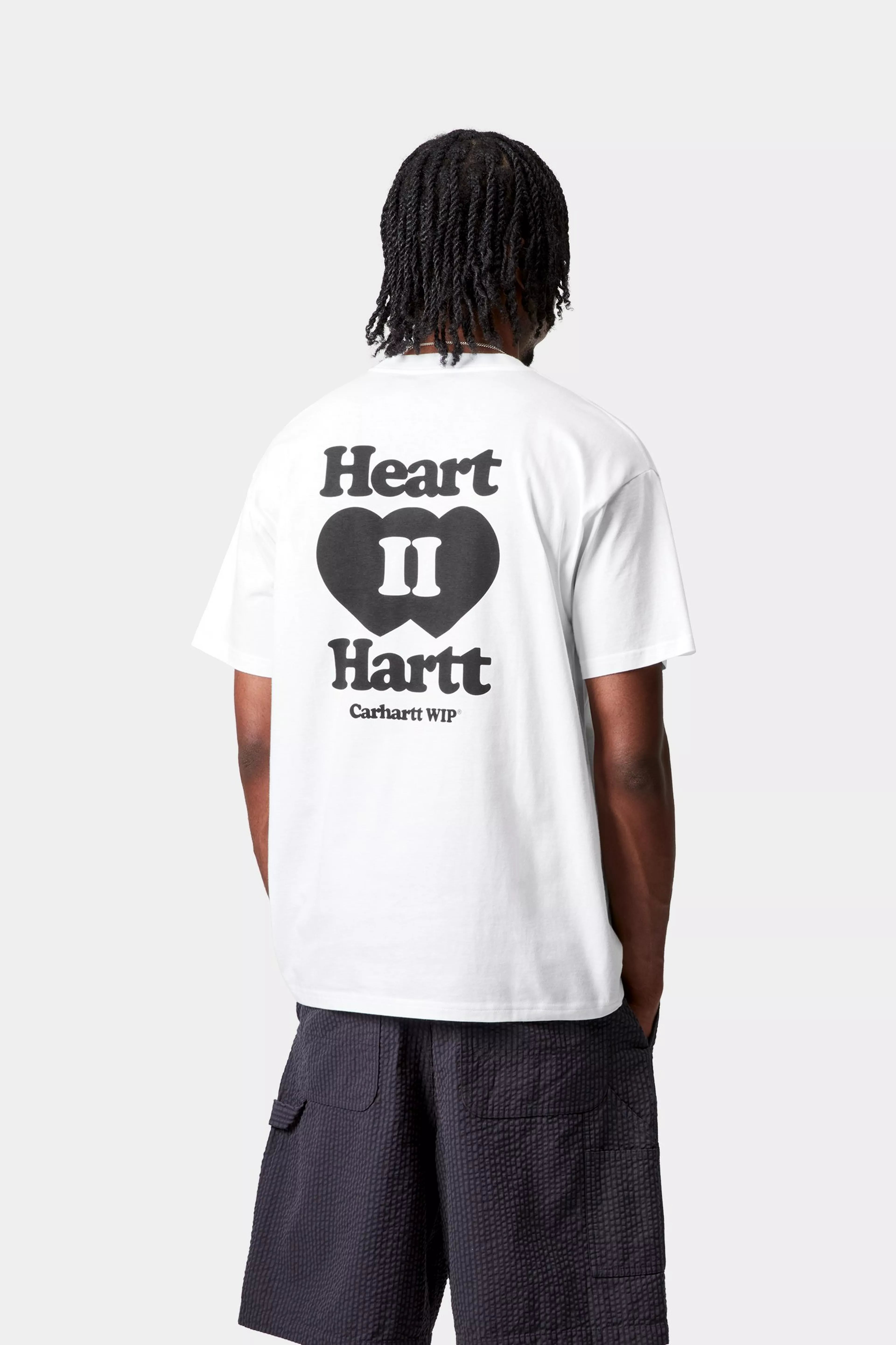 S/S HEART II HARTT  T-SHIRT - White