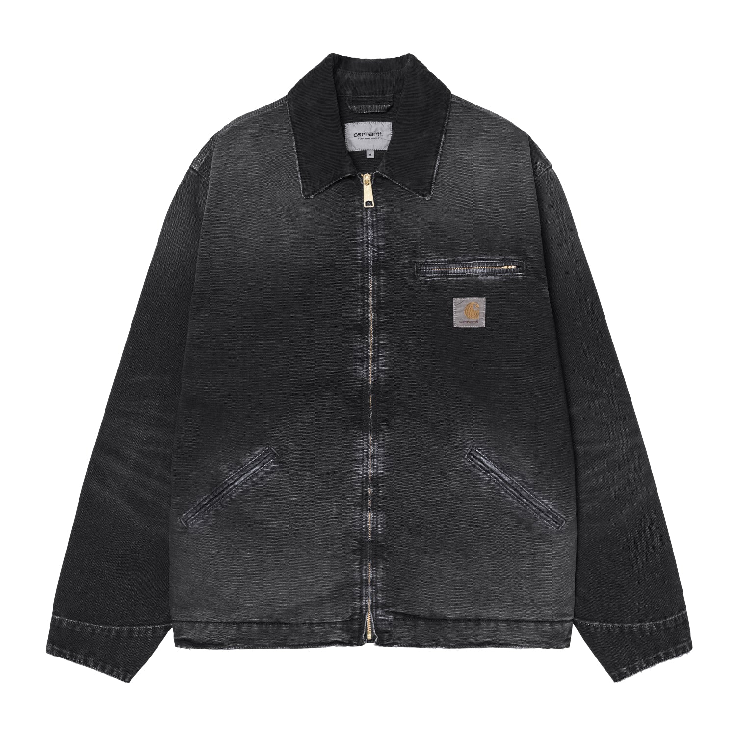 OG Detroit Jacket - Black / Black, Destroy wash