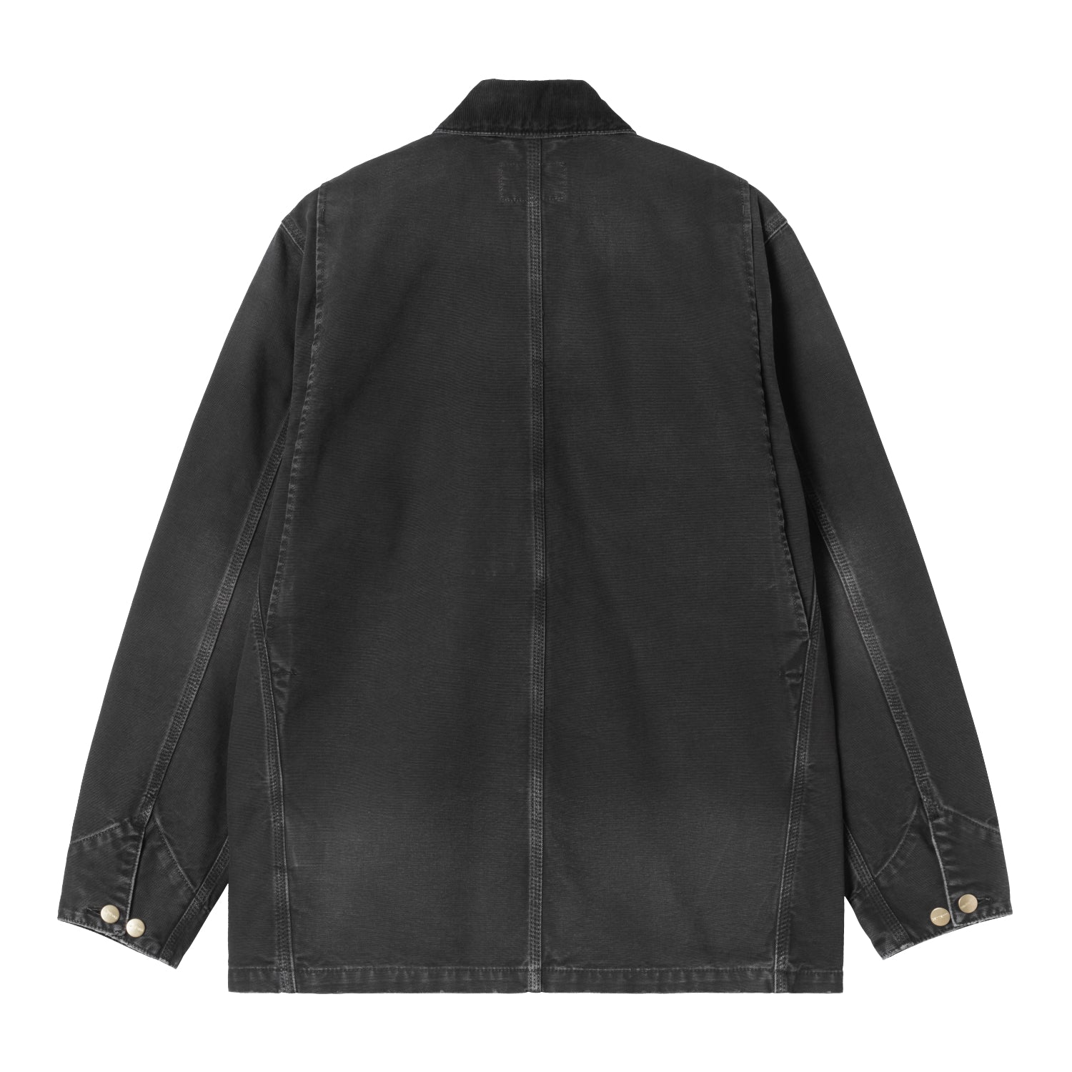 OG Chore Coat - Black / Black, Destroy wash 6