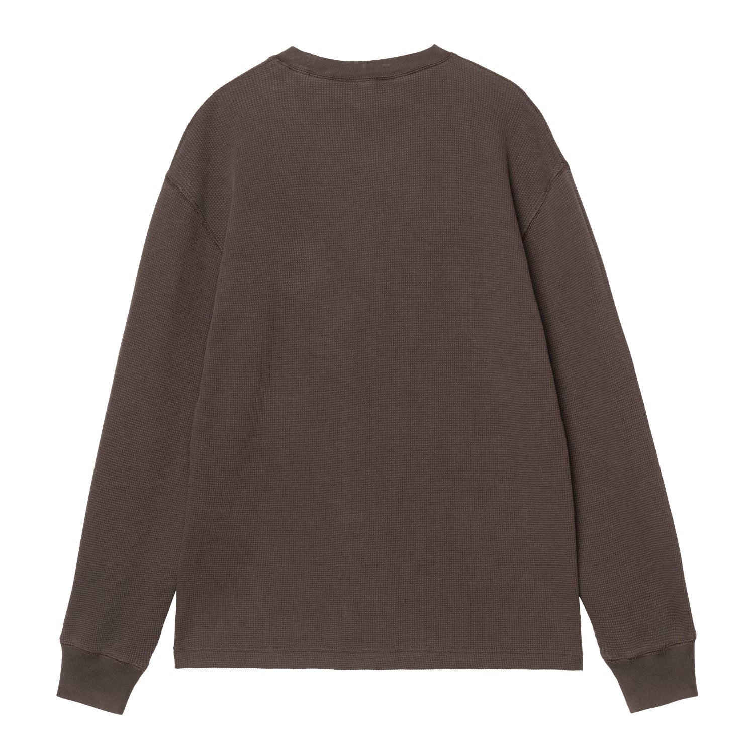 L/S Vista Waffle T-Shirt - Tobacco, Garment dyed 5