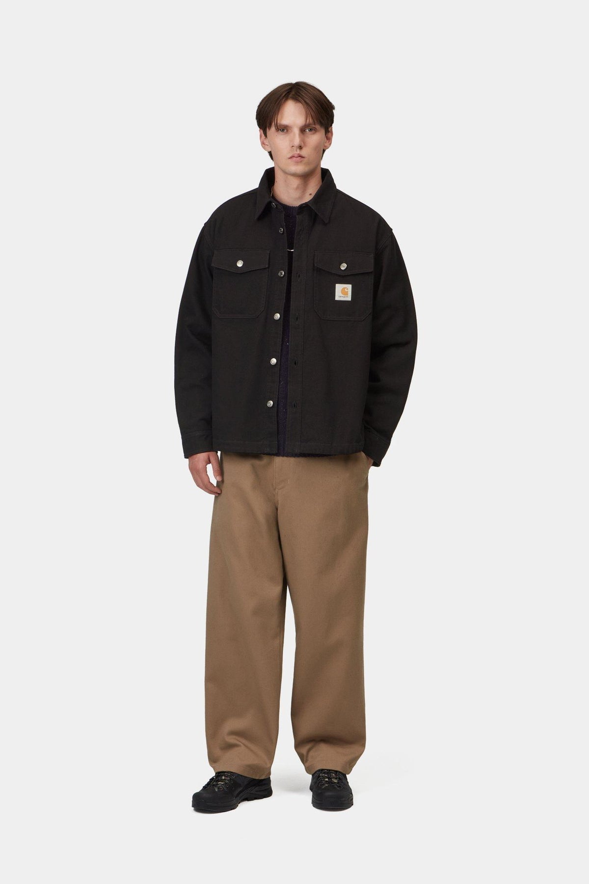 Selby Shirt Jac - Black