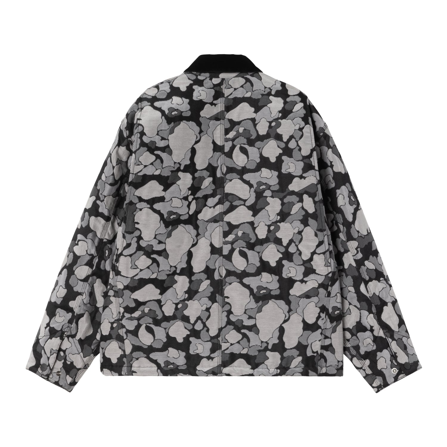 W' APESTRY CHORE COAT  - Camo Duck Jacquard Black