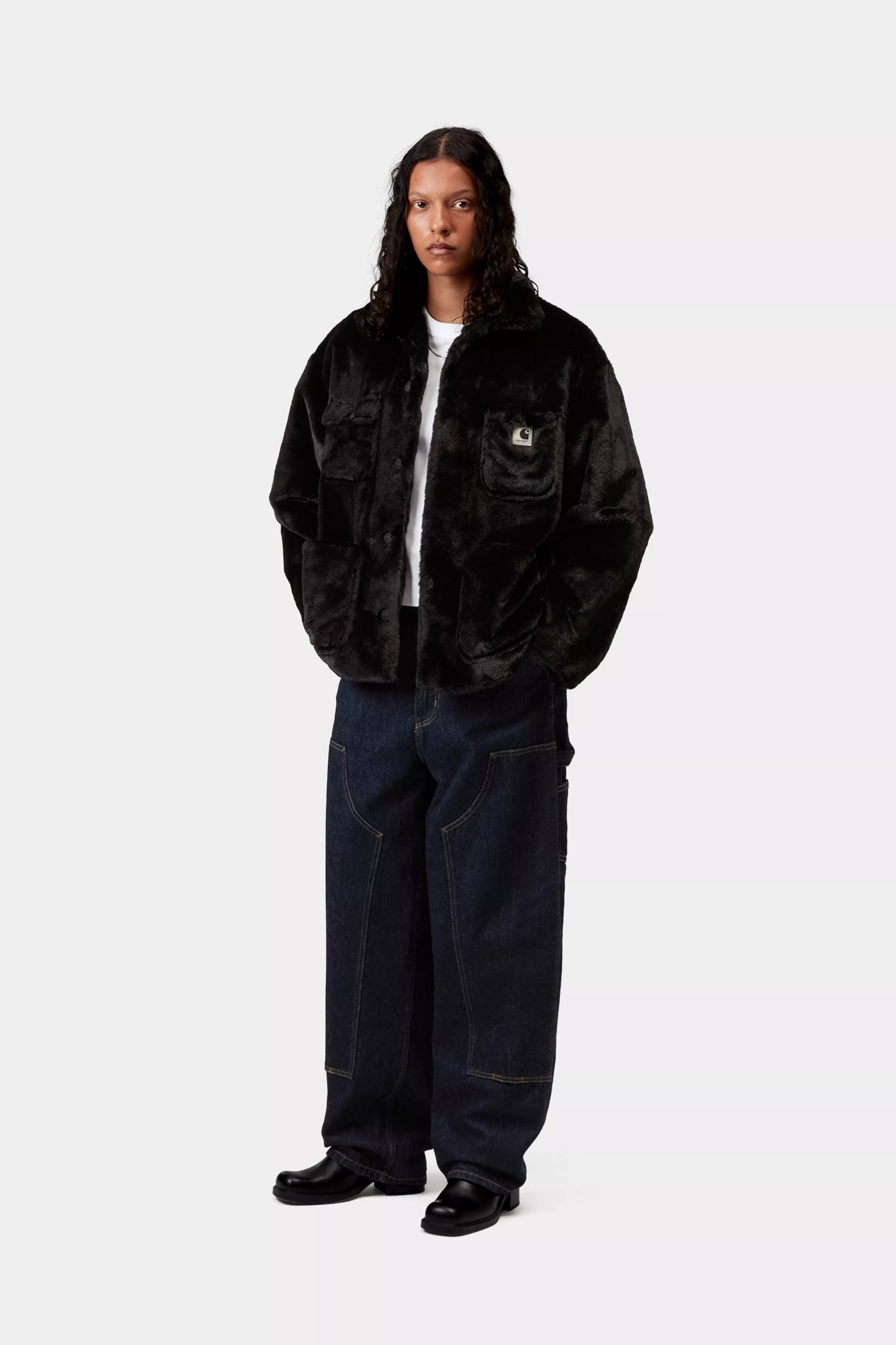 W' OLNEY MICHIGAN COAT  - Black