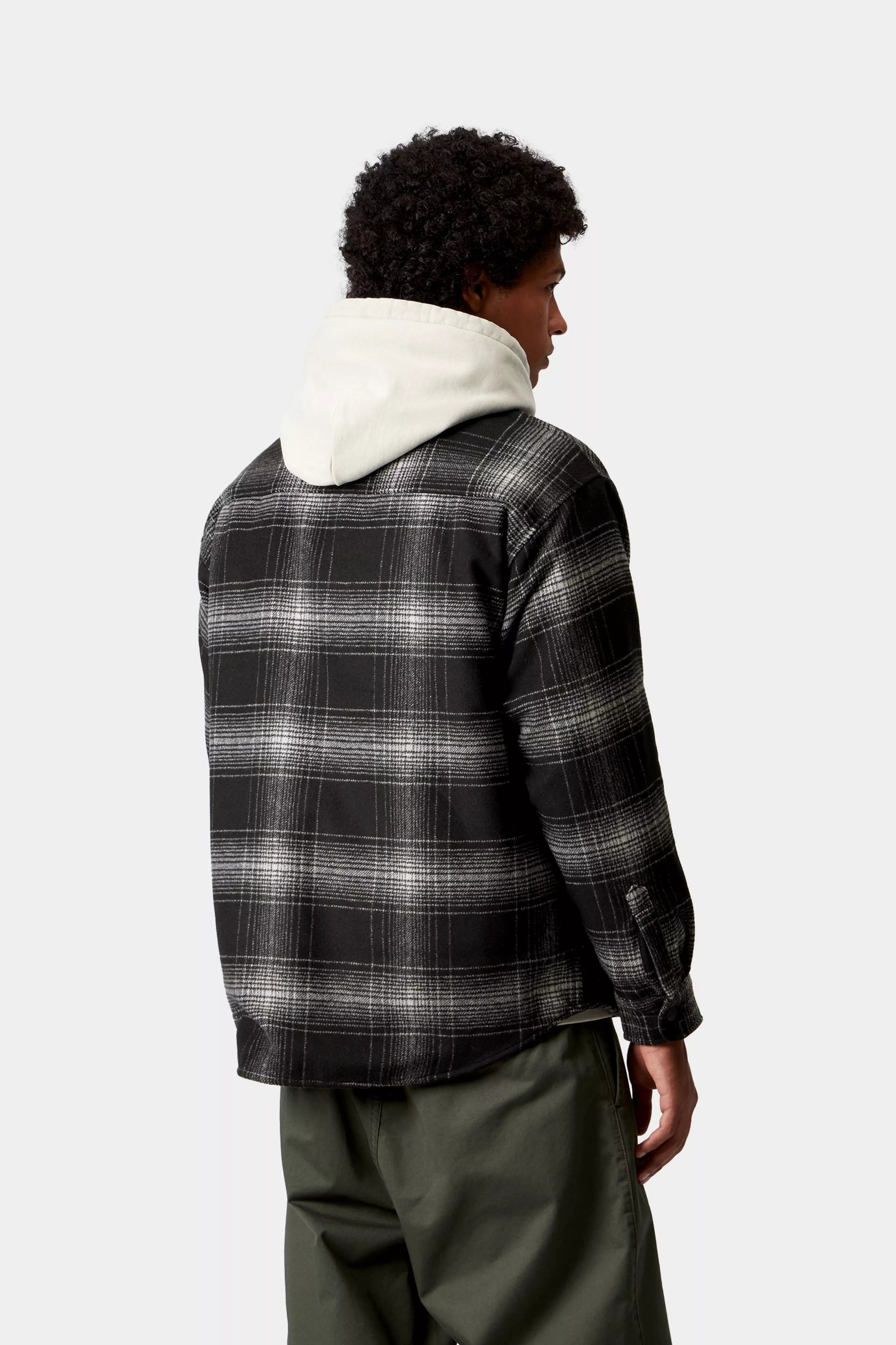 BRENNAN SHIRT JAC  - Brennan Check, Black / Wax