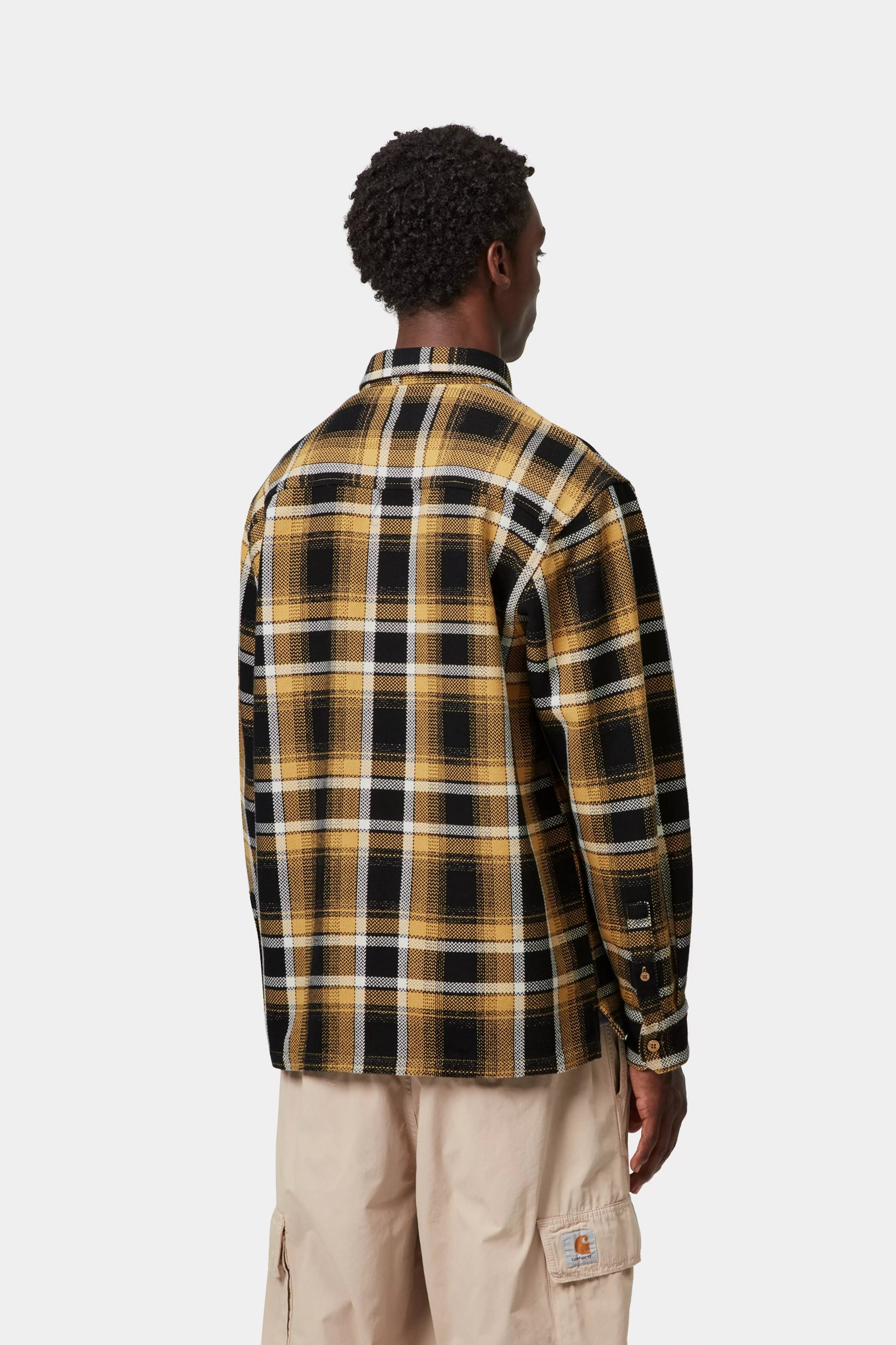 L/S VAUGHN SHIRT  - Vaughn Check, Dijon