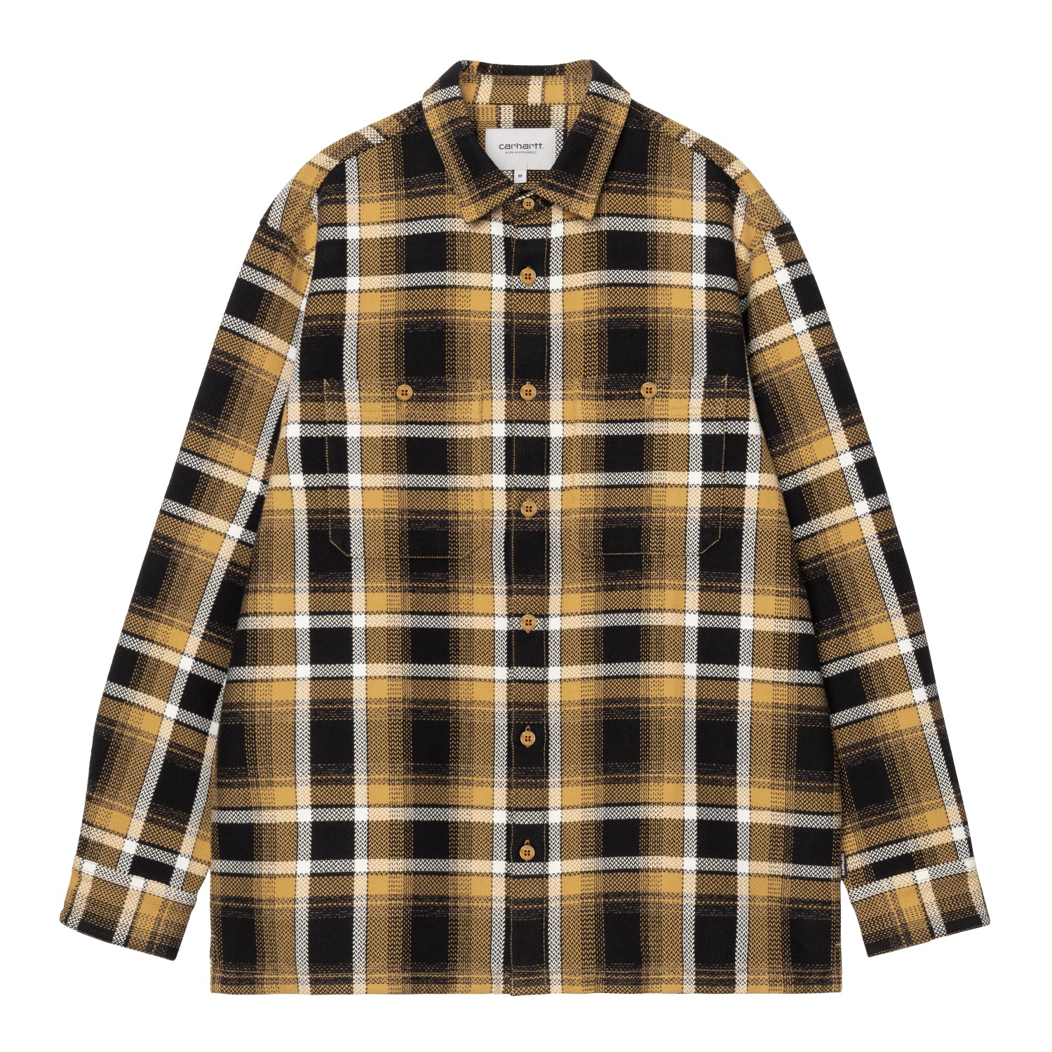 L/S VAUGHN SHIRT  - Vaughn Check, Dijon